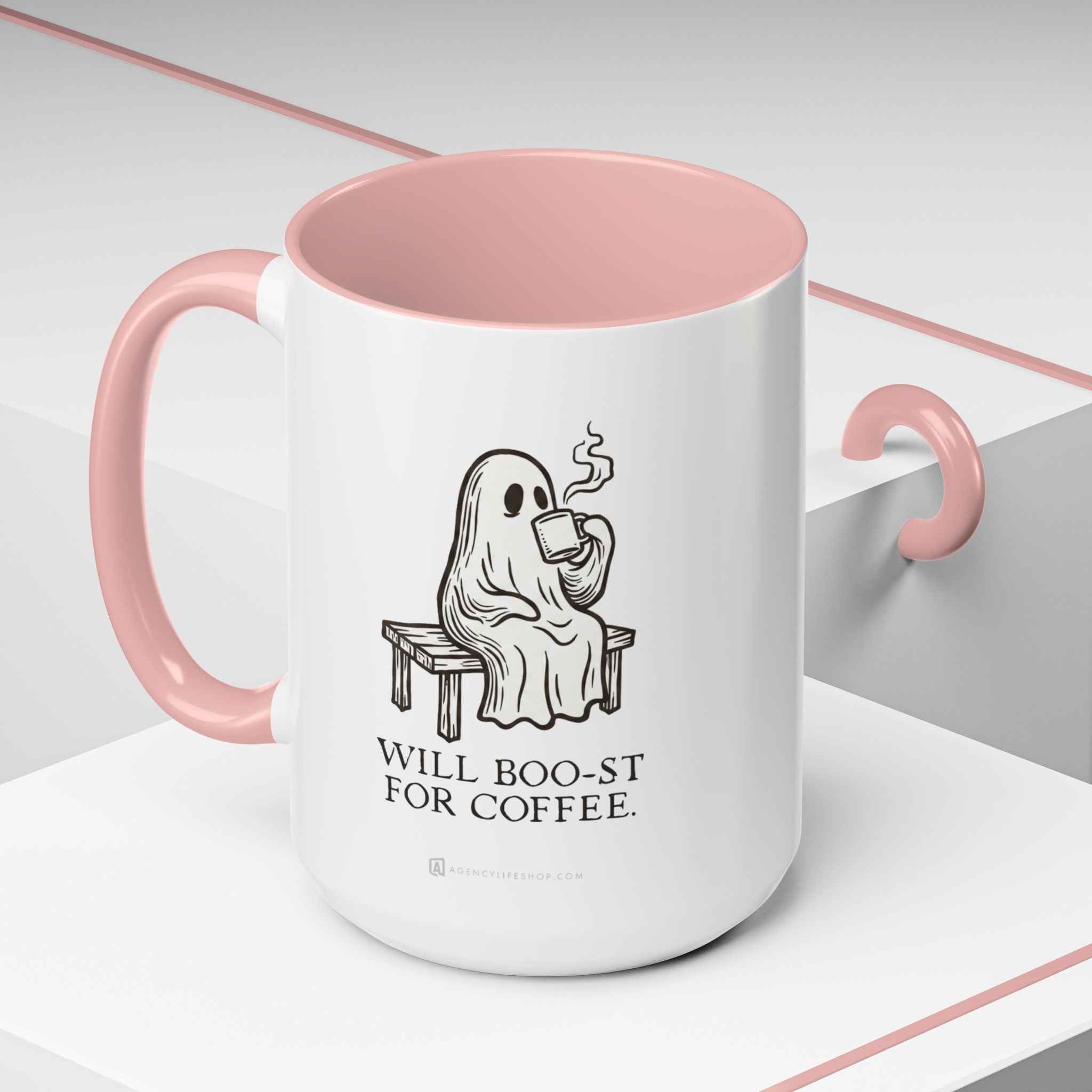 Will Boo-st for Coffee | Accent Mug (11/15oz)