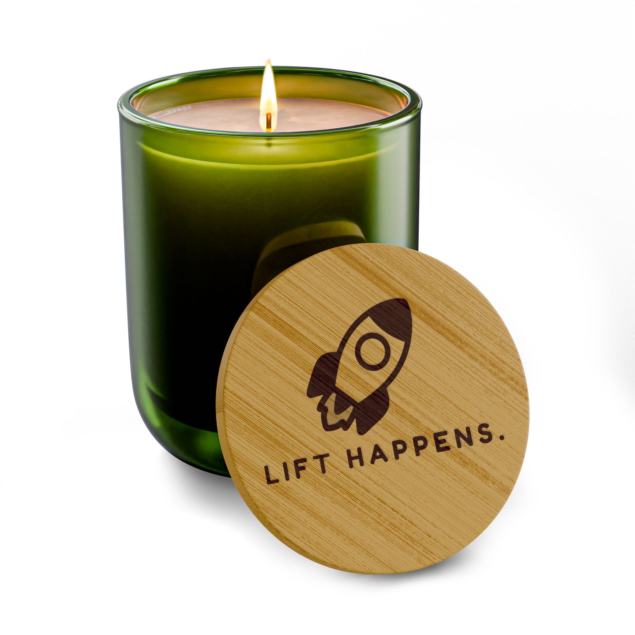 Lift Happens | Engraved 14oz Scented Soy Candle