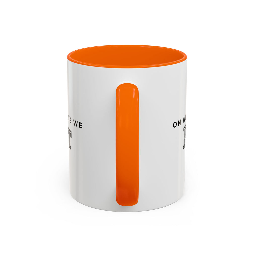 On Wednesdays, We Post | Accent Coffee Mug (11, 15oz)