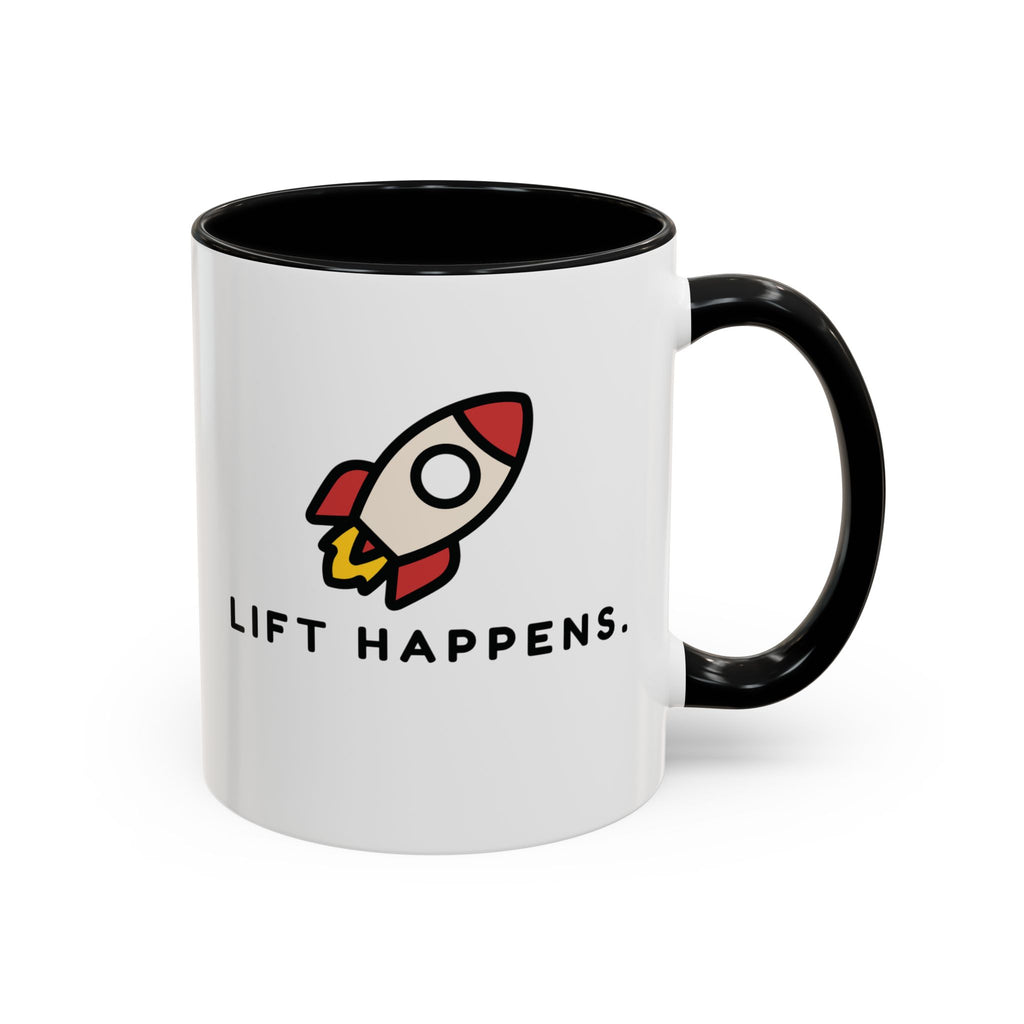 Lift Happens | Accent Coffee Mug (11, 15oz)