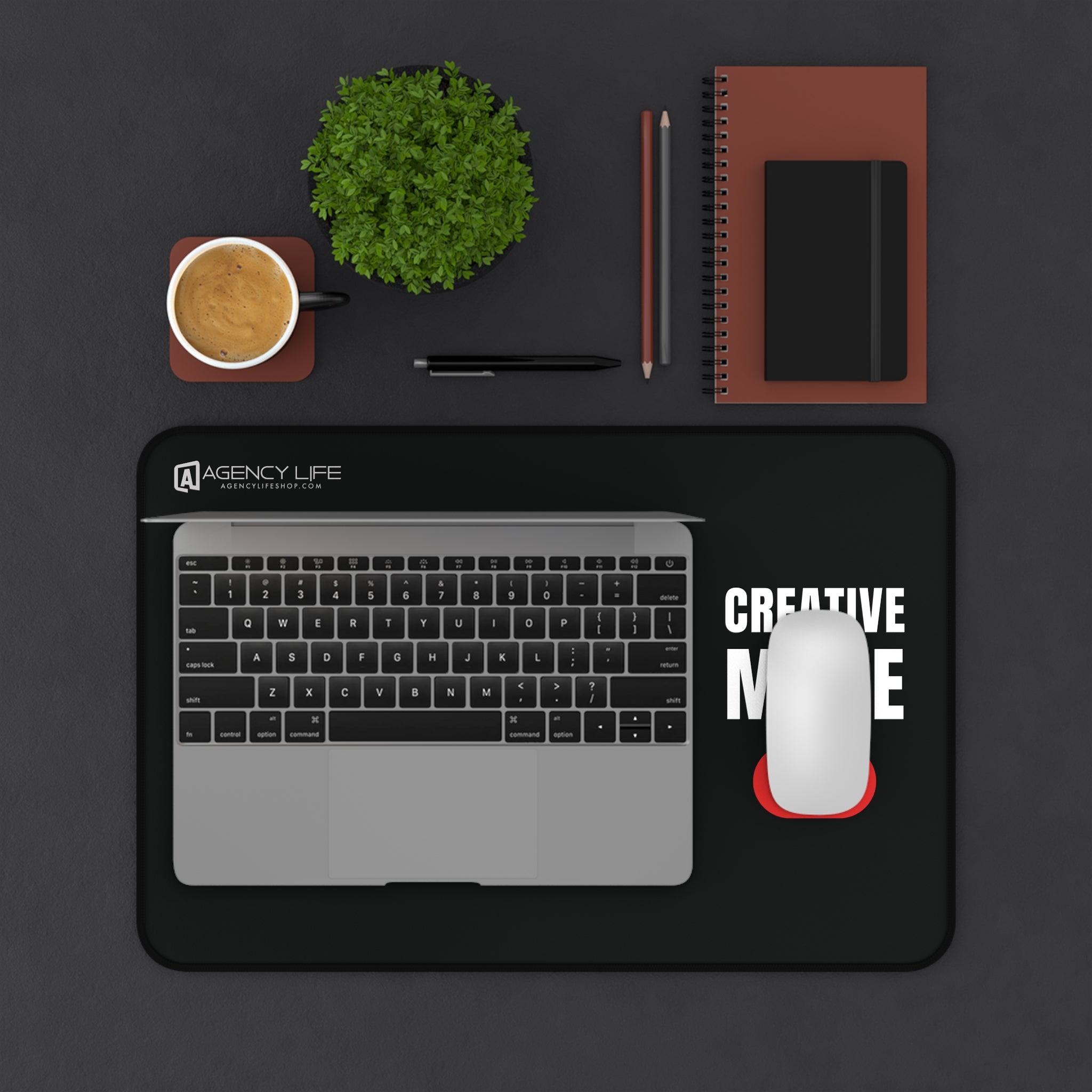 Creative Mode: On | Desk Mat