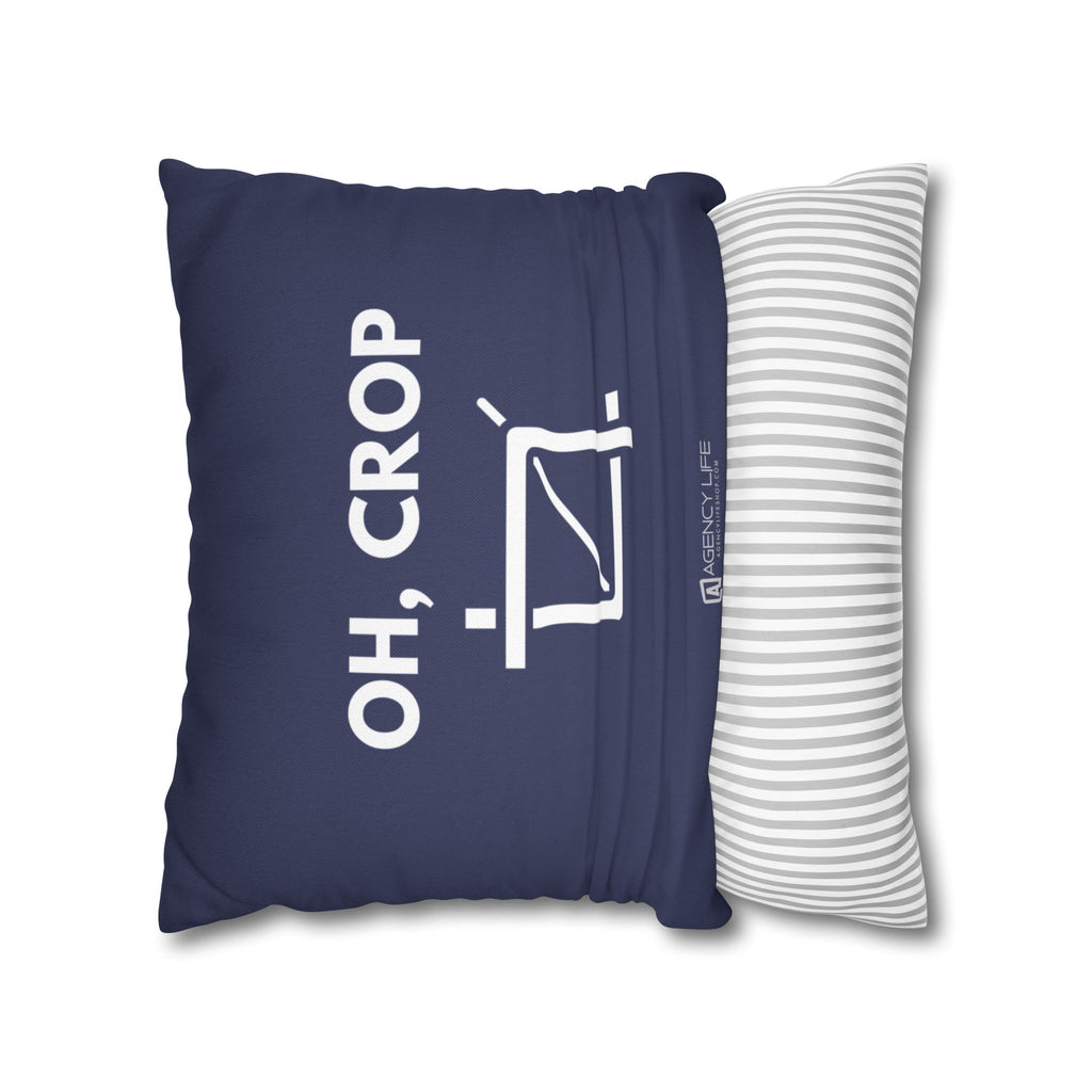 Oh, Crop | Polyester Square Pillowcase