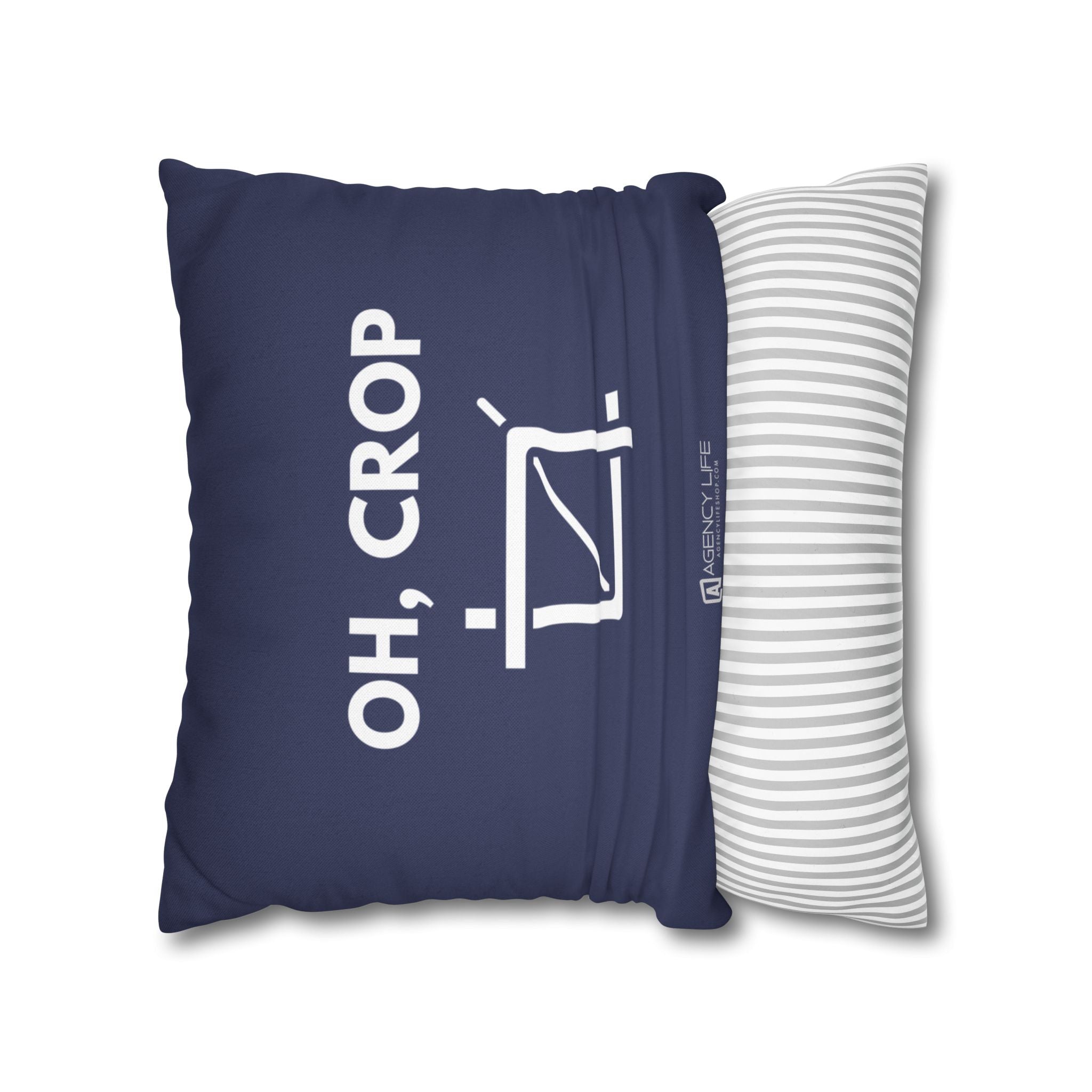 Oh, Crop | Polyester Square Pillowcase