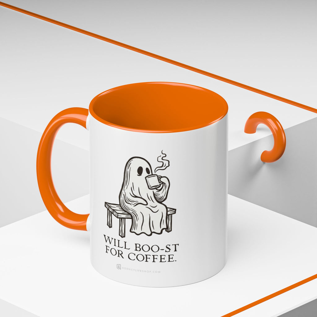 Will Boo-st for Coffee | Accent Mug (11/15oz)