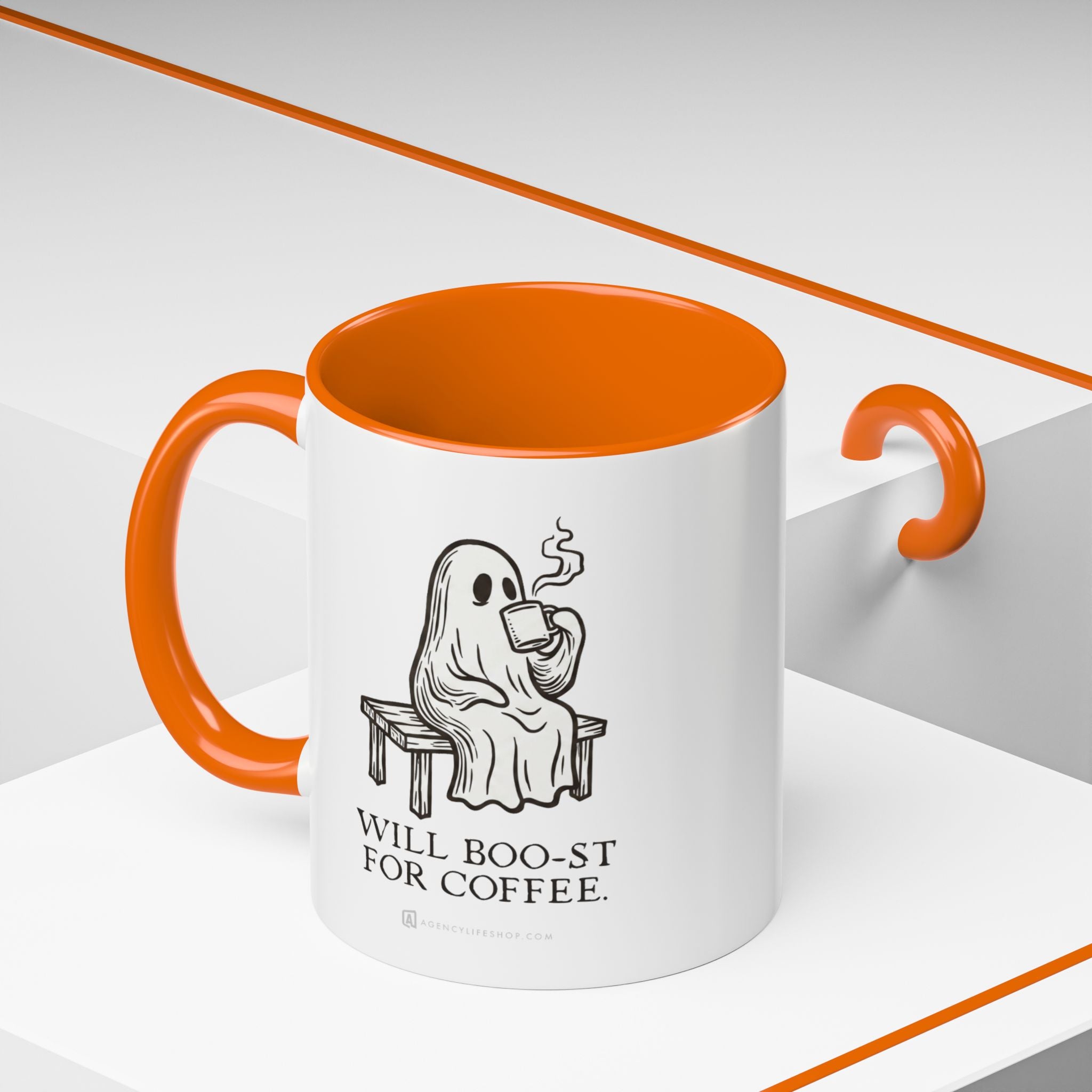 Will Boo-st for Coffee | Accent Mug (11/15oz)
