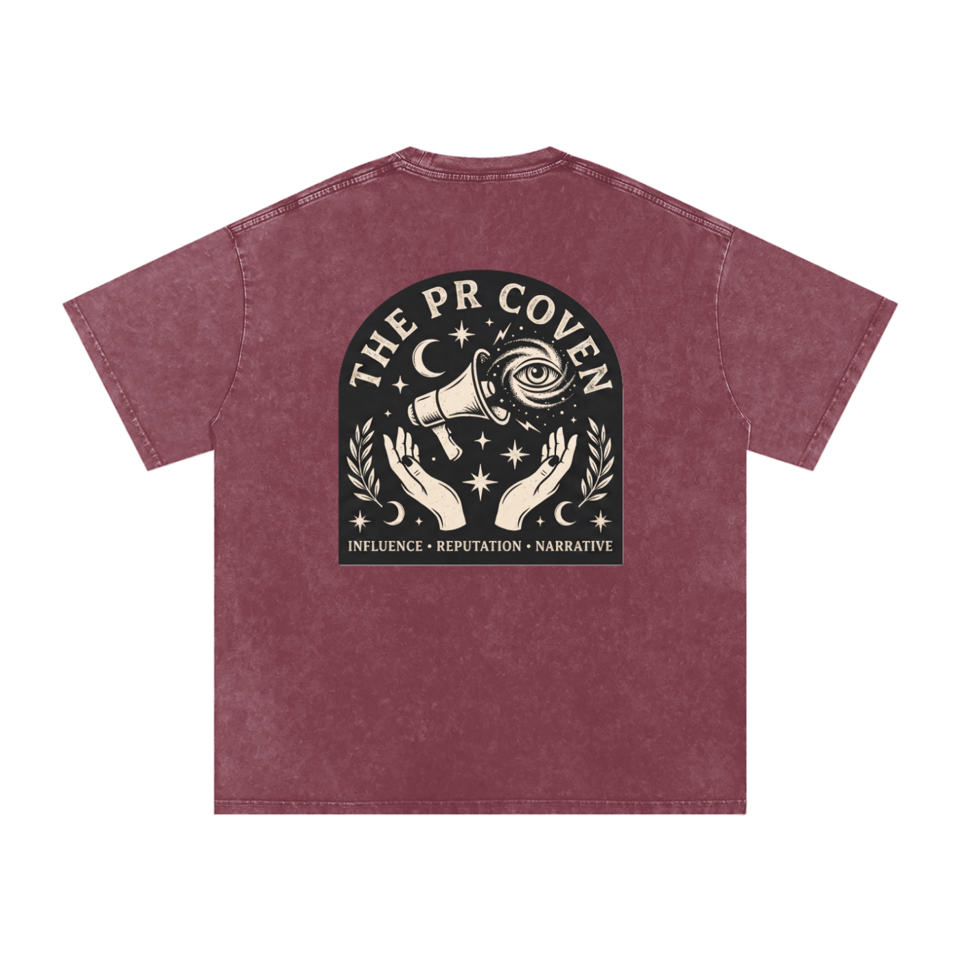 The PR Coven | Snow Washed Oversized Cotton T-Shirt