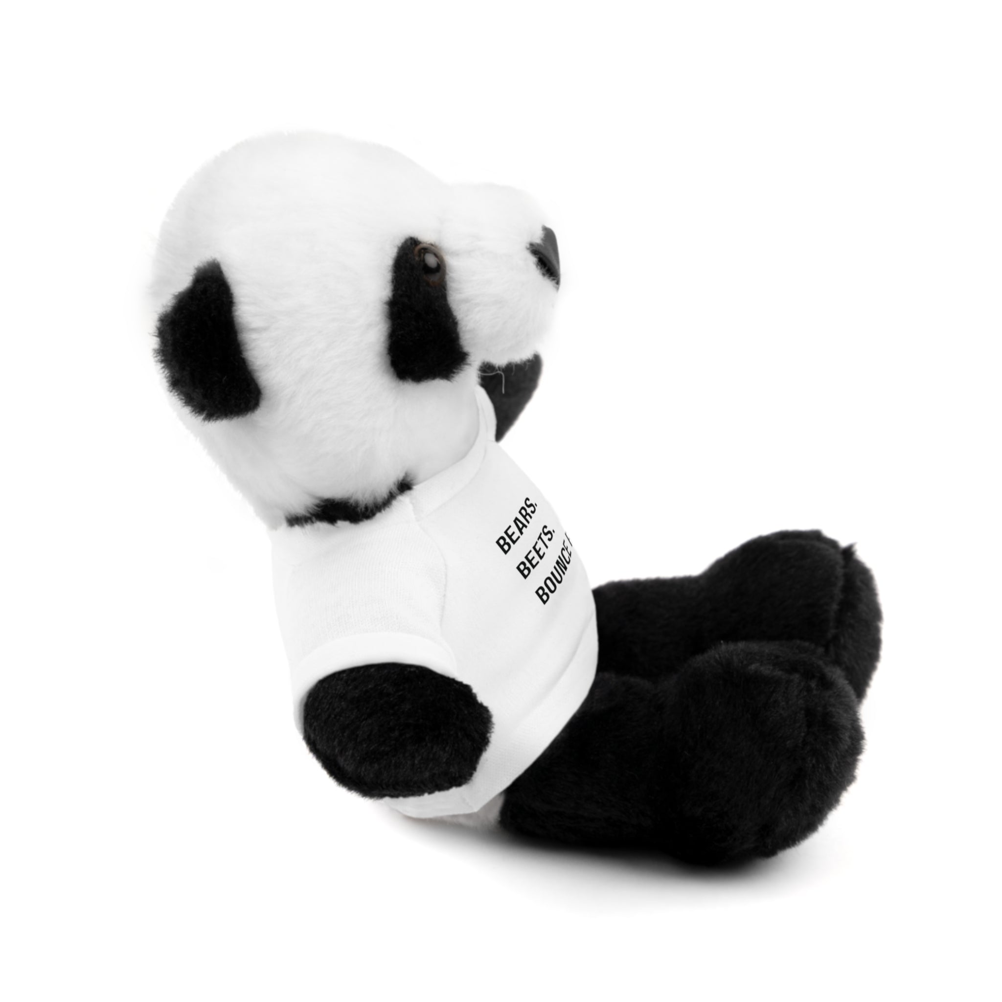 Bears. Beets. Bounce Rates. | Plush Stuffed Toy with Graphic Tee