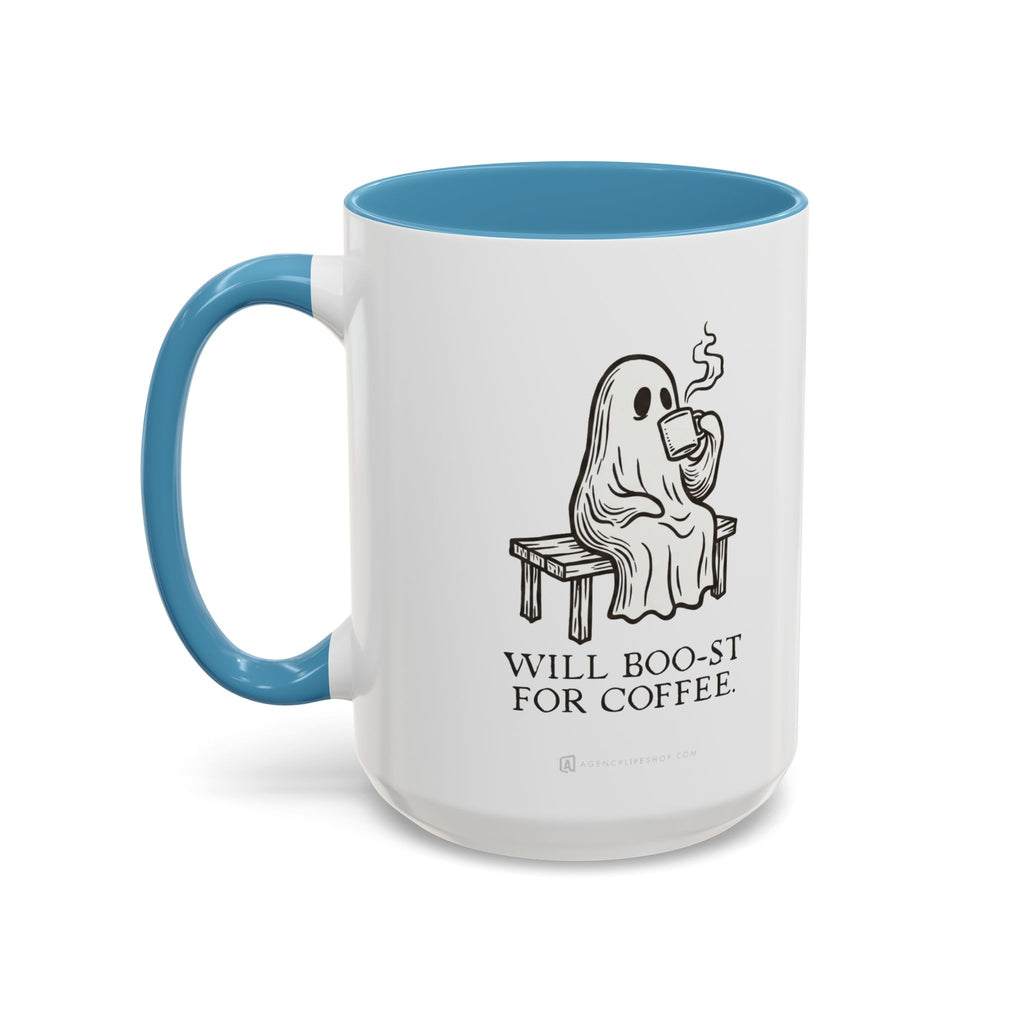 Will Boo-st for Coffee | Accent Mug (11/15oz)