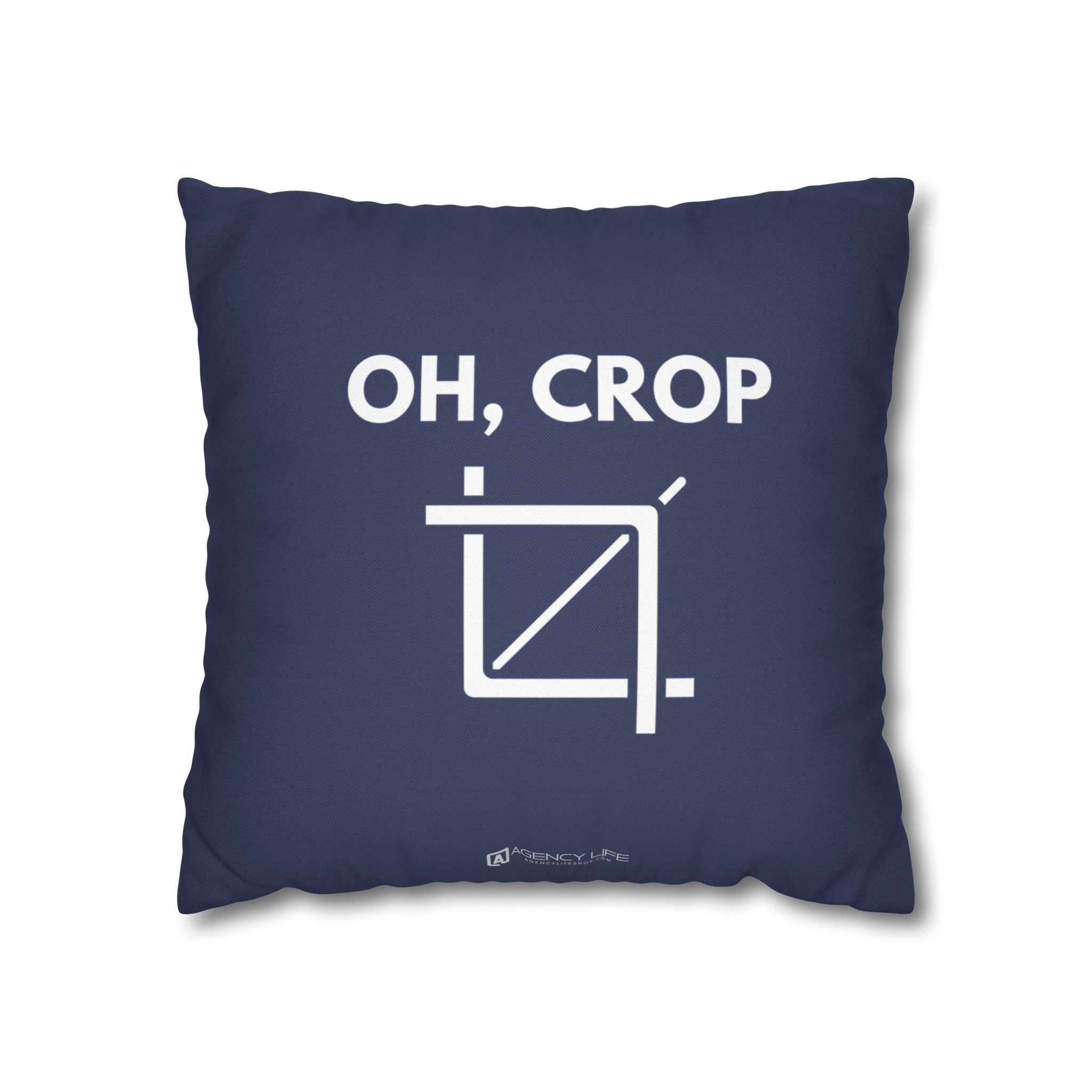 Oh, Crop | Polyester Square Pillowcase