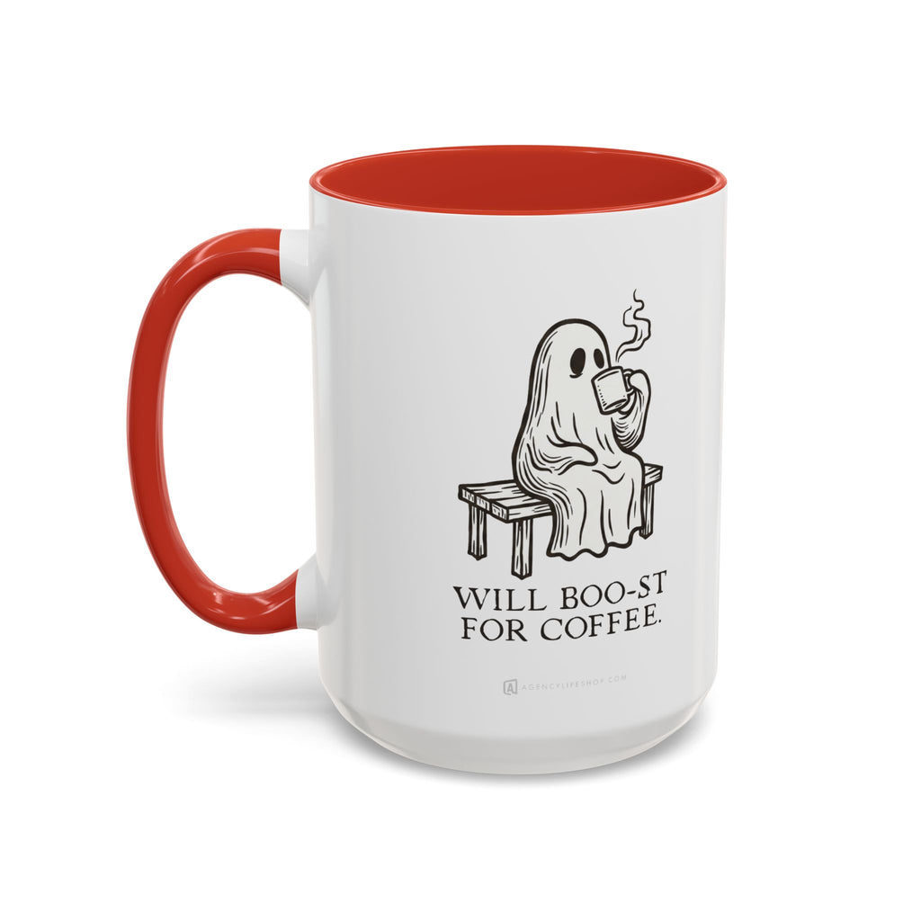 Will Boo-st for Coffee | Accent Mug (11/15oz)