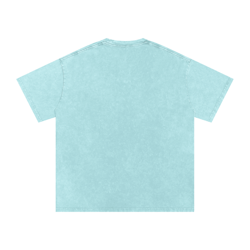 Big Budget Energy | Snow Washed Oversized Cotton T-Shirt