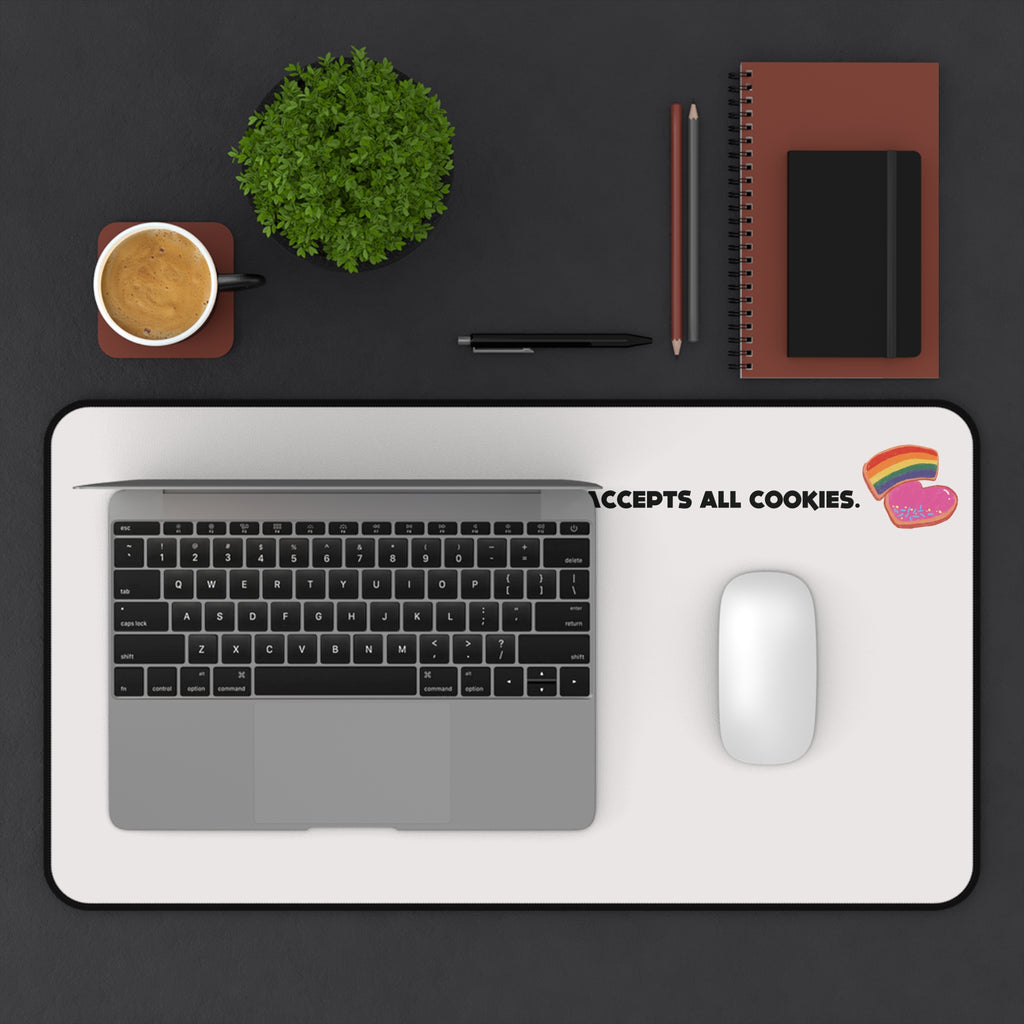 Accepts All Cookies | Desk Mat