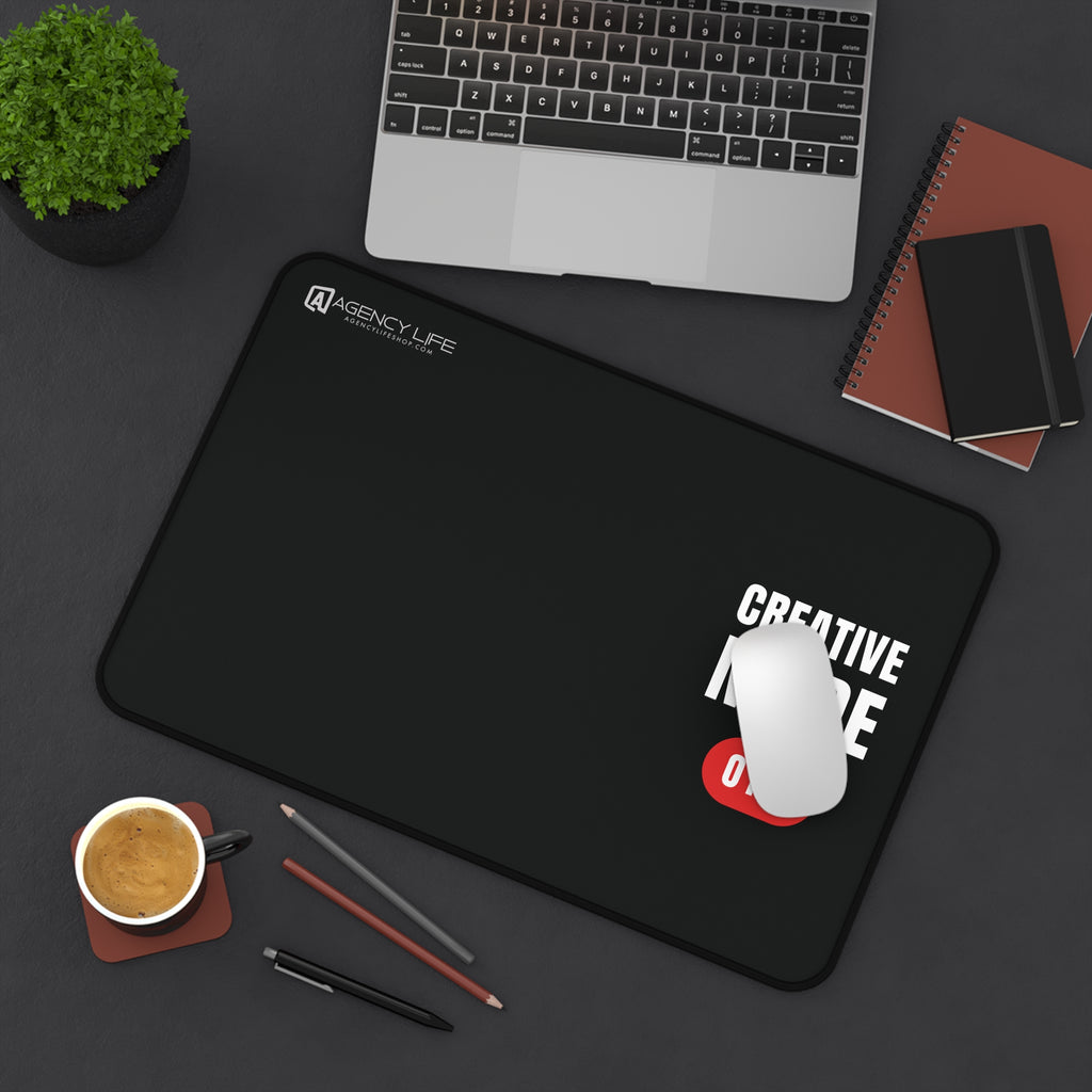 Creative Mode: On | Desk Mat