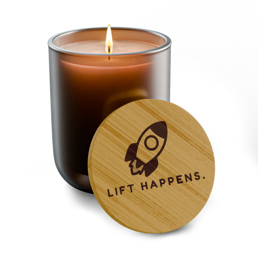 Lift Happens | Engraved 14oz Scented Soy Candle