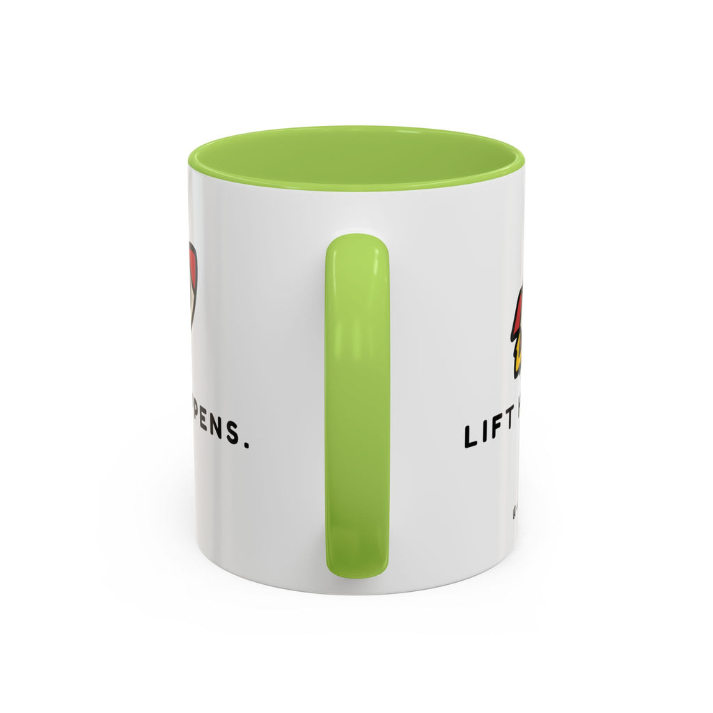 Lift Happens | Accent Coffee Mug (11, 15oz)