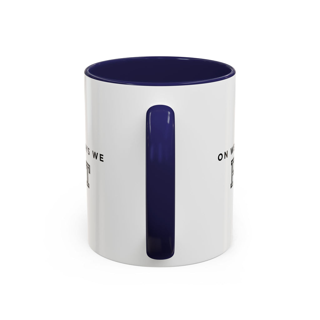 On Wednesdays, We Post | Accent Coffee Mug (11, 15oz)