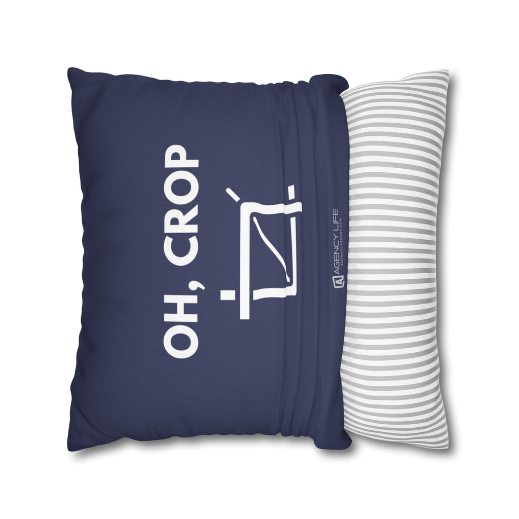 Oh, Crop | Polyester Square Pillowcase