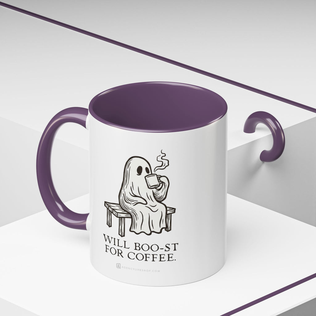 Will Boo-st for Coffee | Accent Mug (11/15oz)