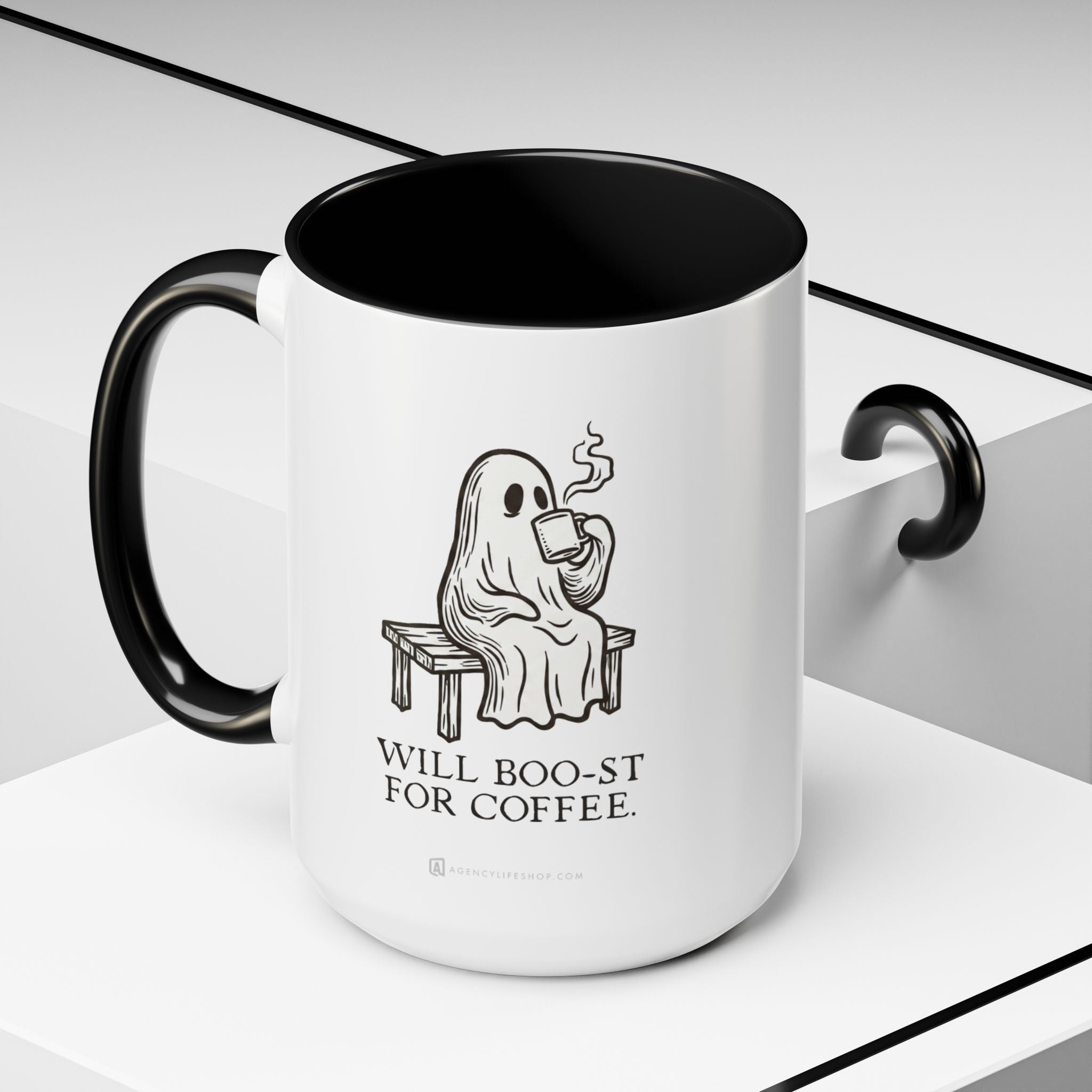 Will Boo-st for Coffee | Accent Mug (11/15oz)