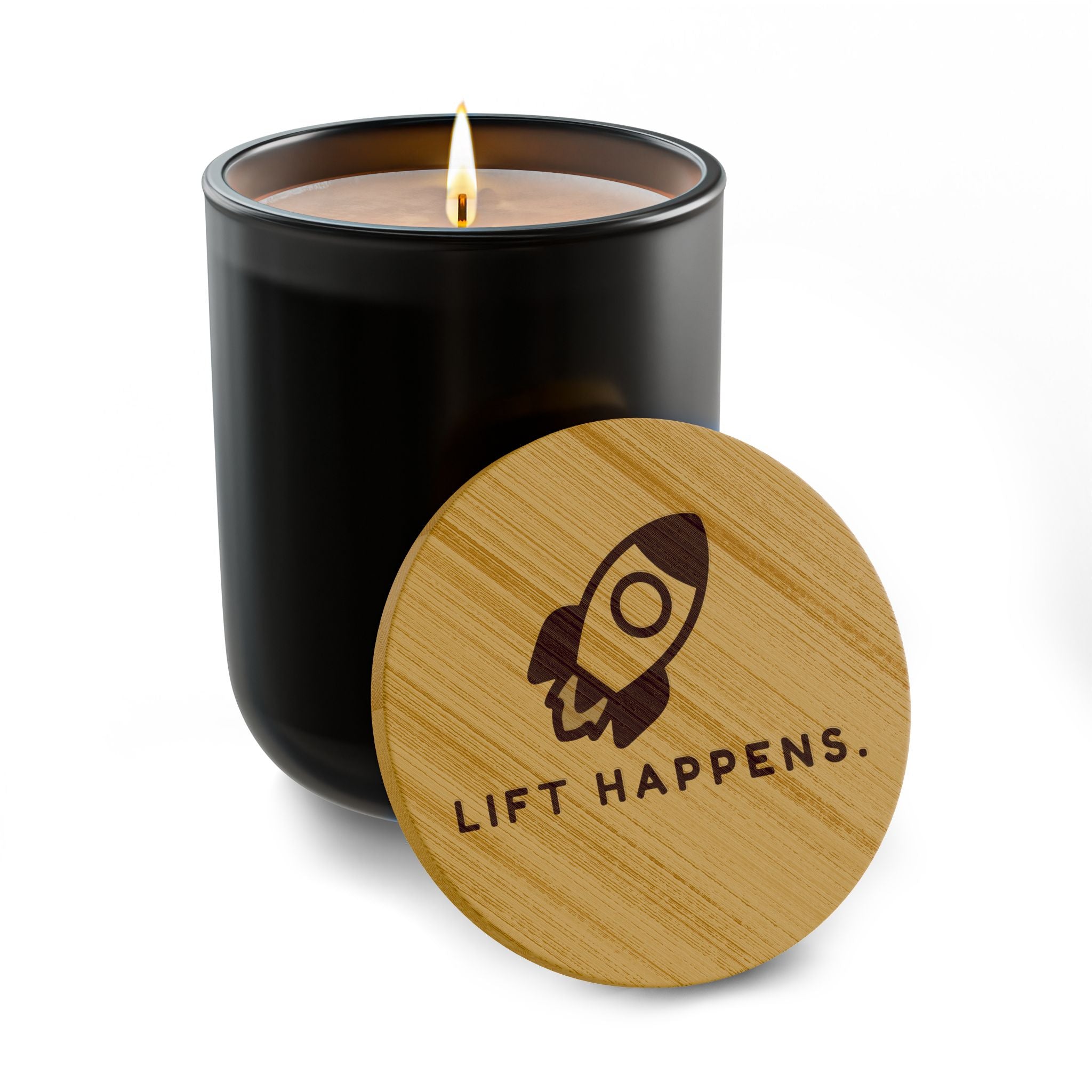 Lift Happens | Engraved 14oz Scented Soy Candle
