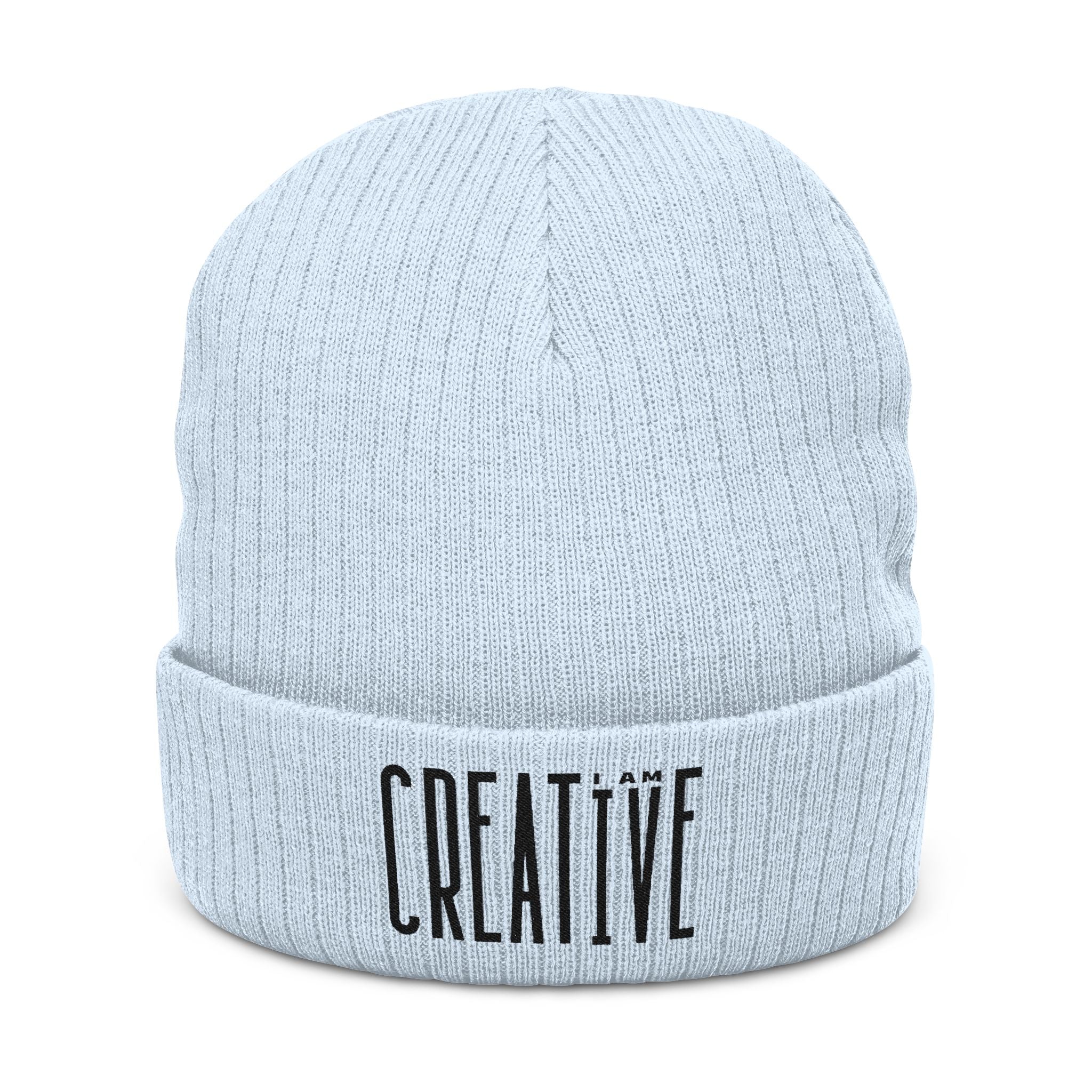 I Am Creative | Ribbed Knit Beanie