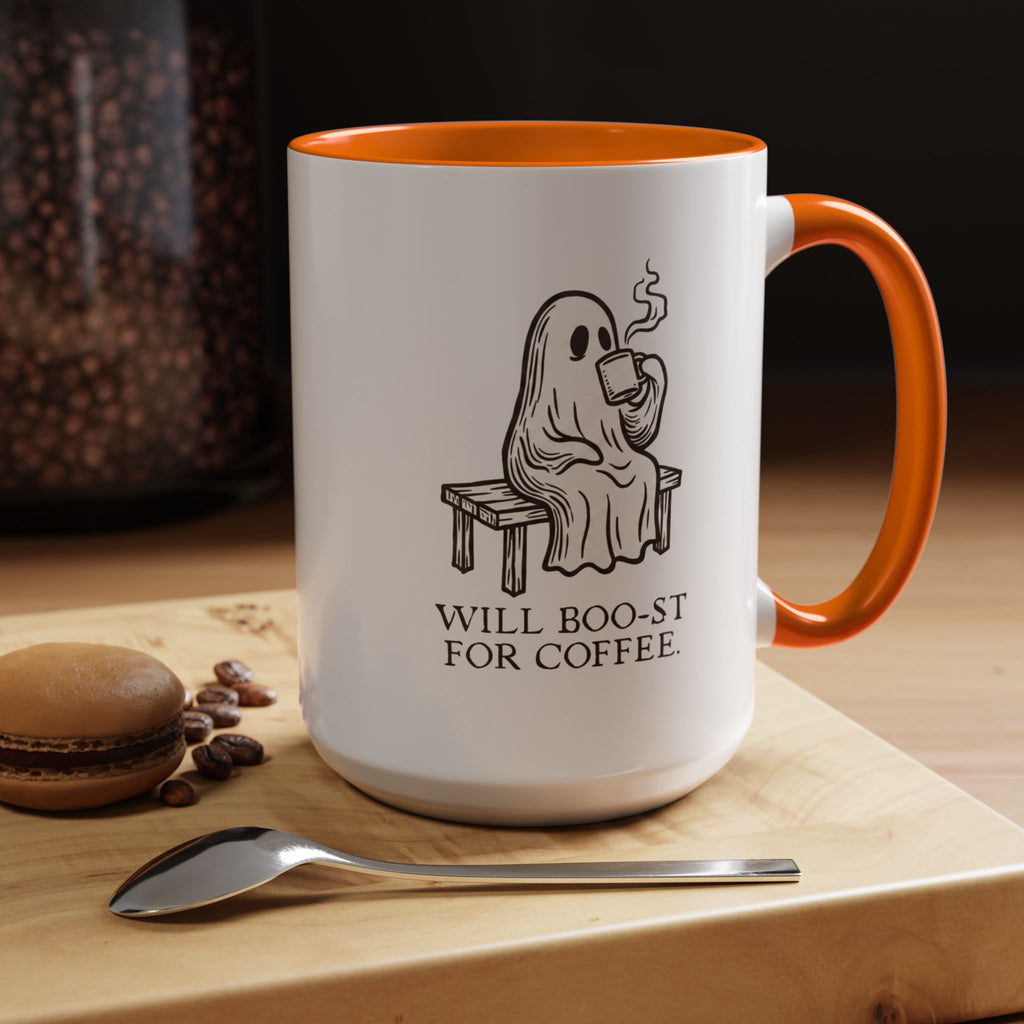 Will Boo-st for Coffee | Accent Mug (11/15oz)