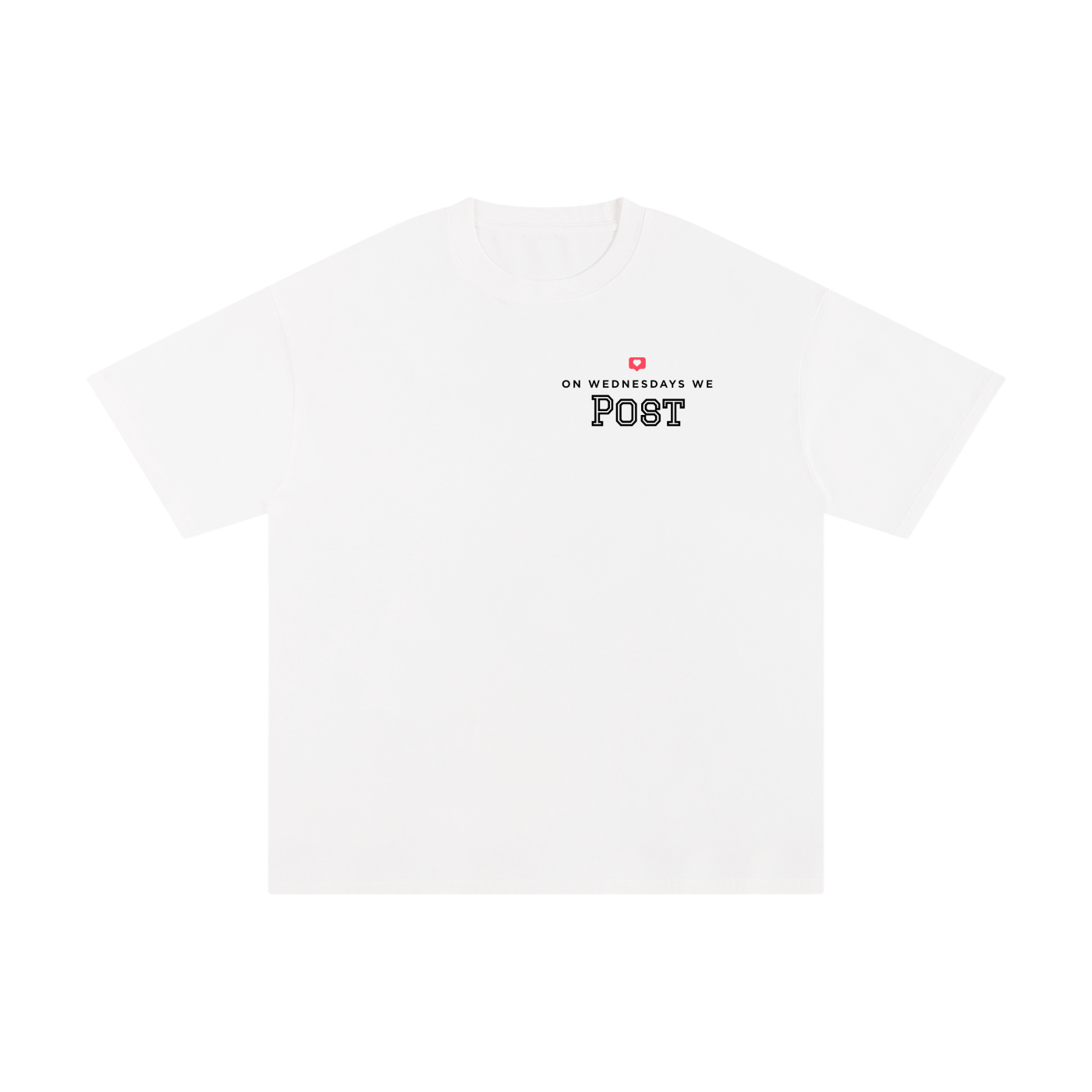 On Wednesdays, We Post | Unisex Pure Cotton T-Shirt