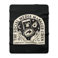 The Social Media Manager Coven | Sherpa Fleece Blanket