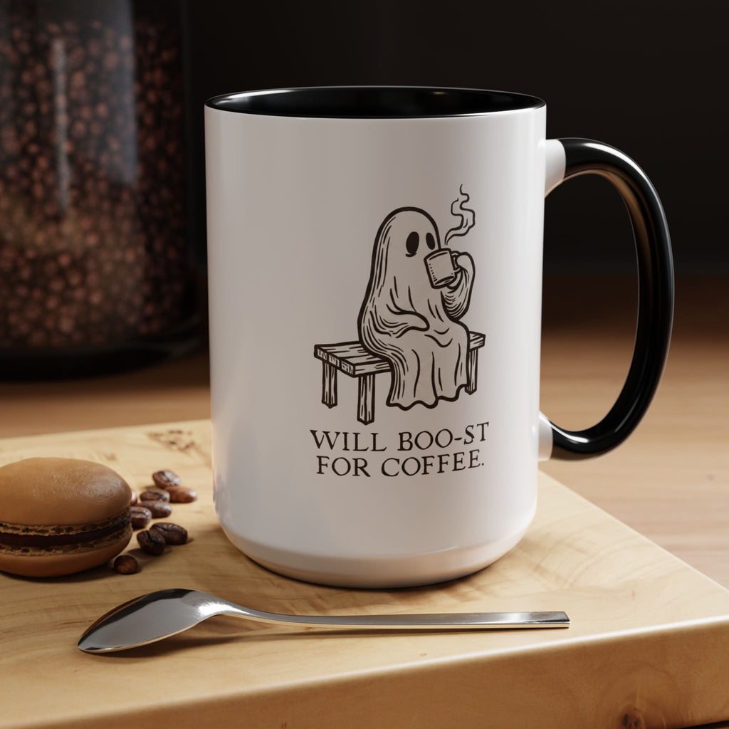 Will Boo-st for Coffee | Accent Mug (11/15oz)