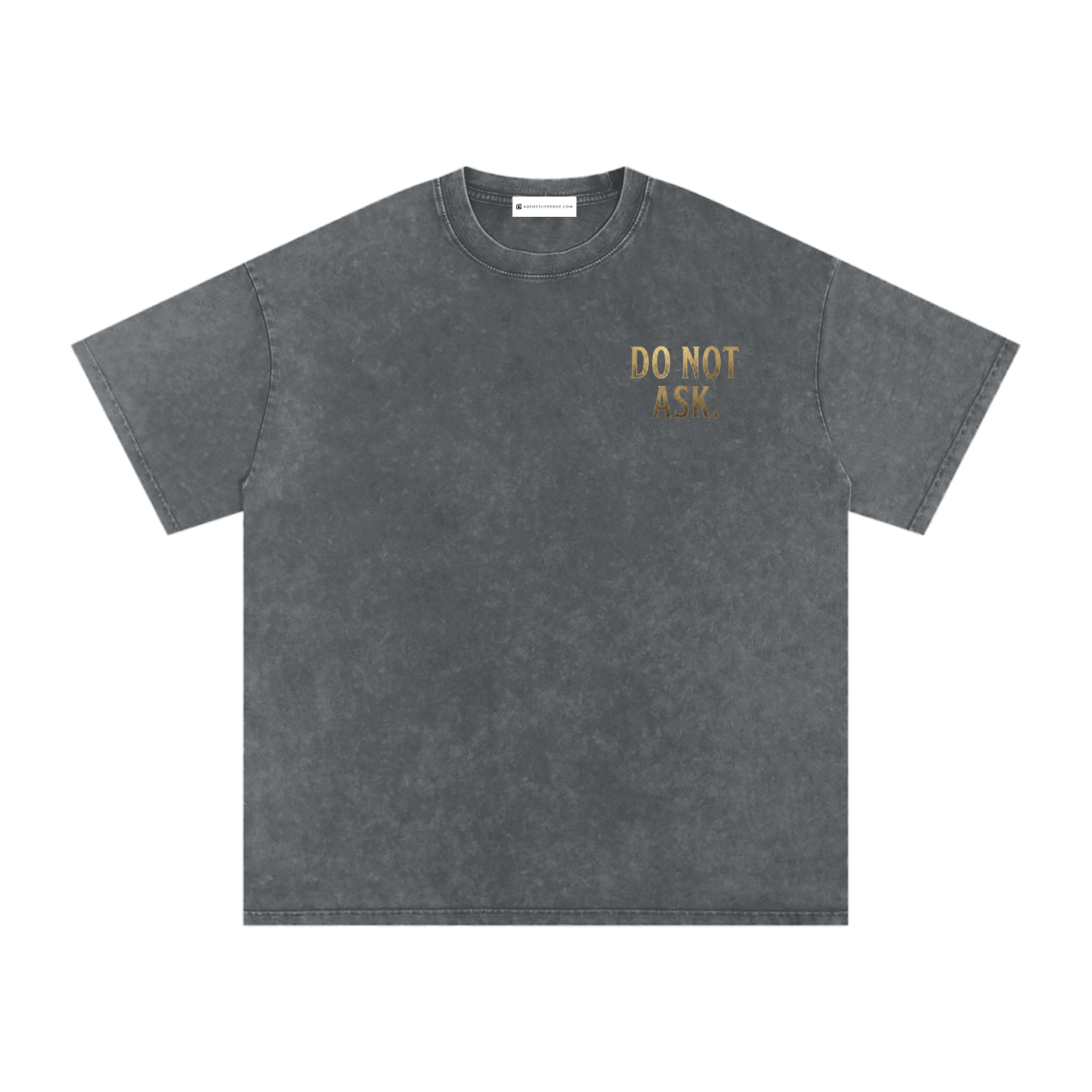 You Cannot Pick My Brain | Snow Washed Oversized Cotton T-Shirt