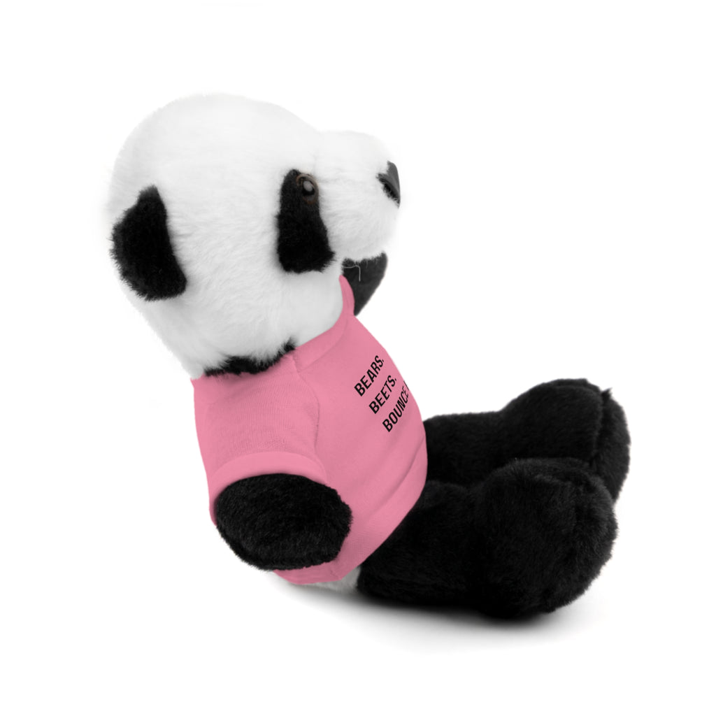 Bears. Beets. Bounce Rates. | Plush Stuffed Toy with Graphic Tee