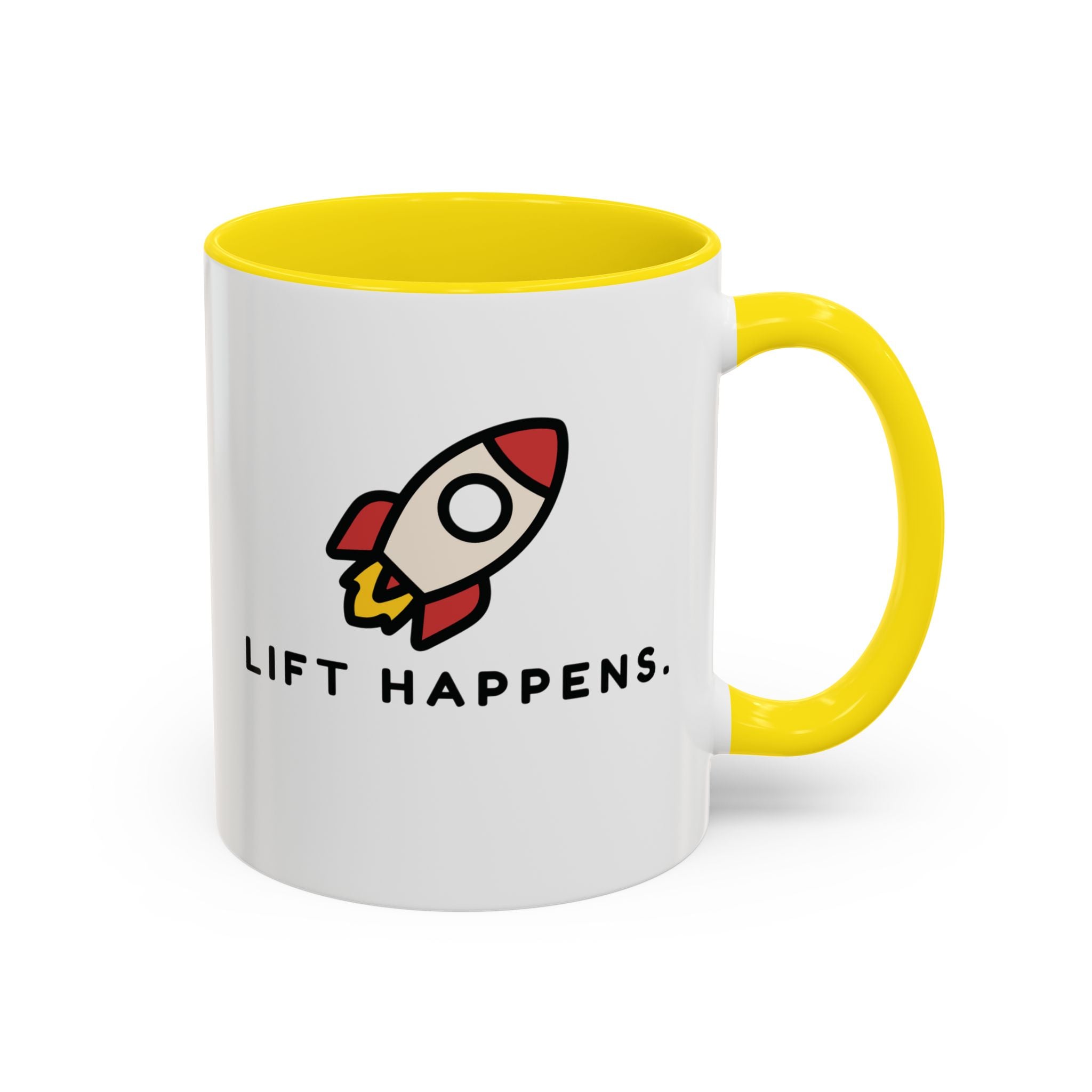 Lift Happens | Accent Coffee Mug (11, 15oz)