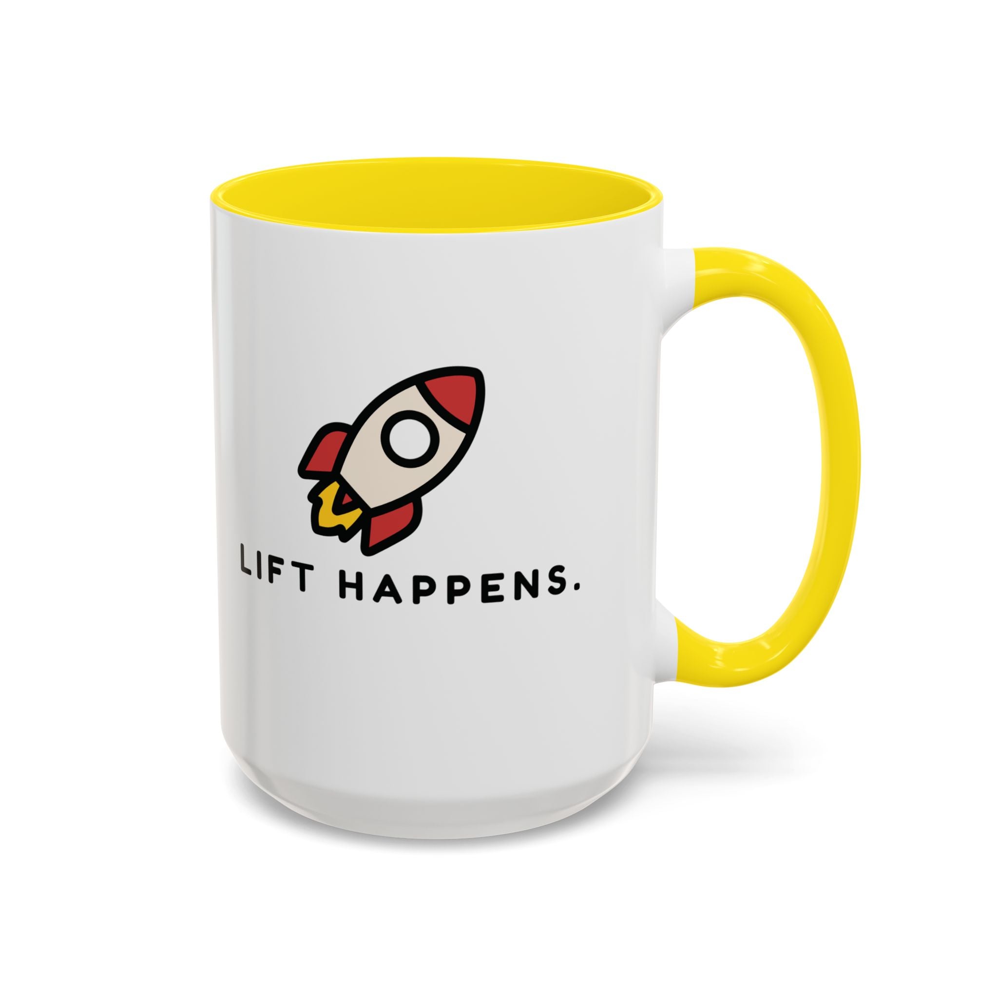 Lift Happens | Accent Coffee Mug (11, 15oz)