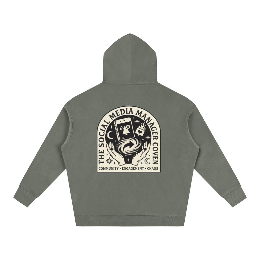 The Social Media Coven | Oversized Fleeced Hoodie