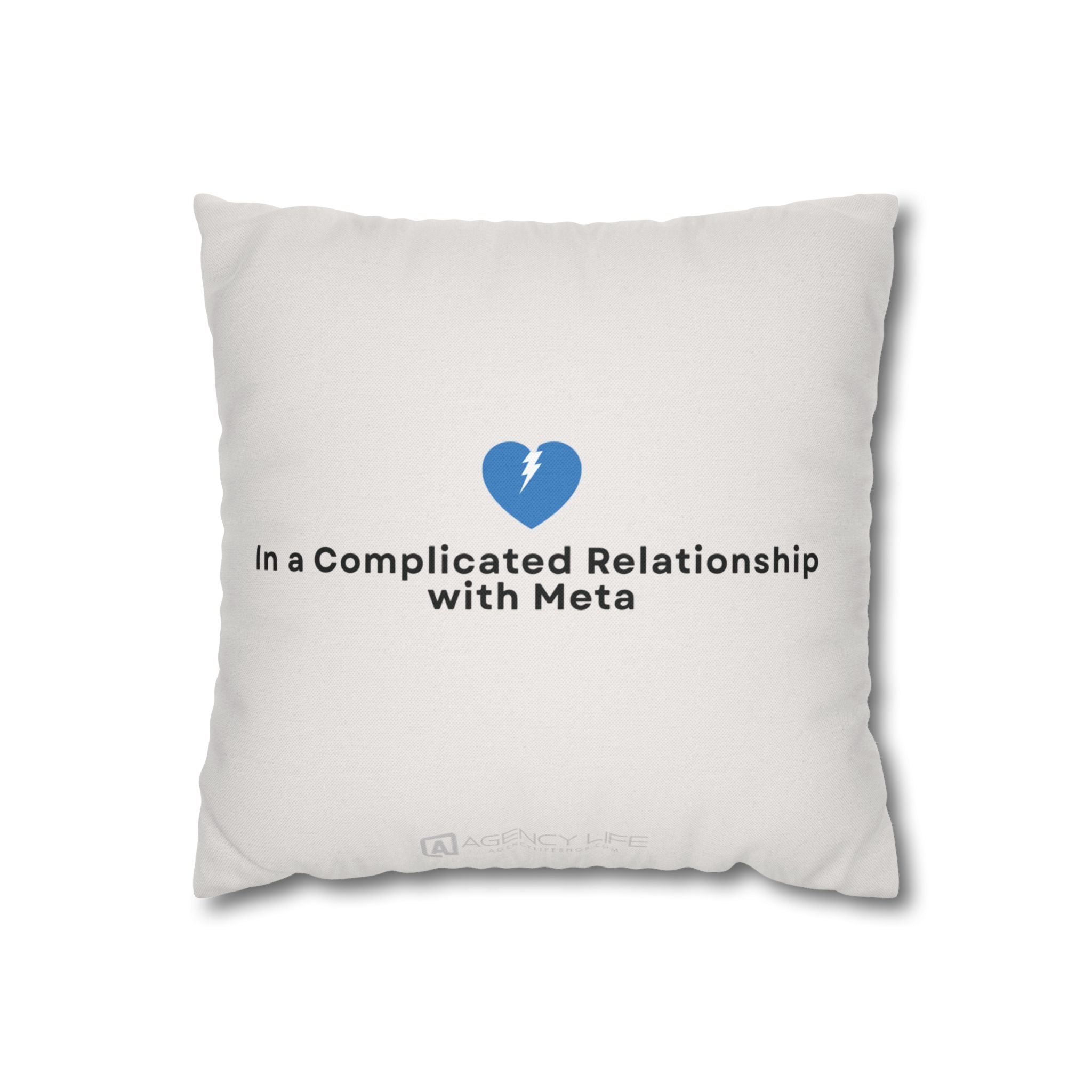 Complicated Relationship | Polyester Square Pillowcase