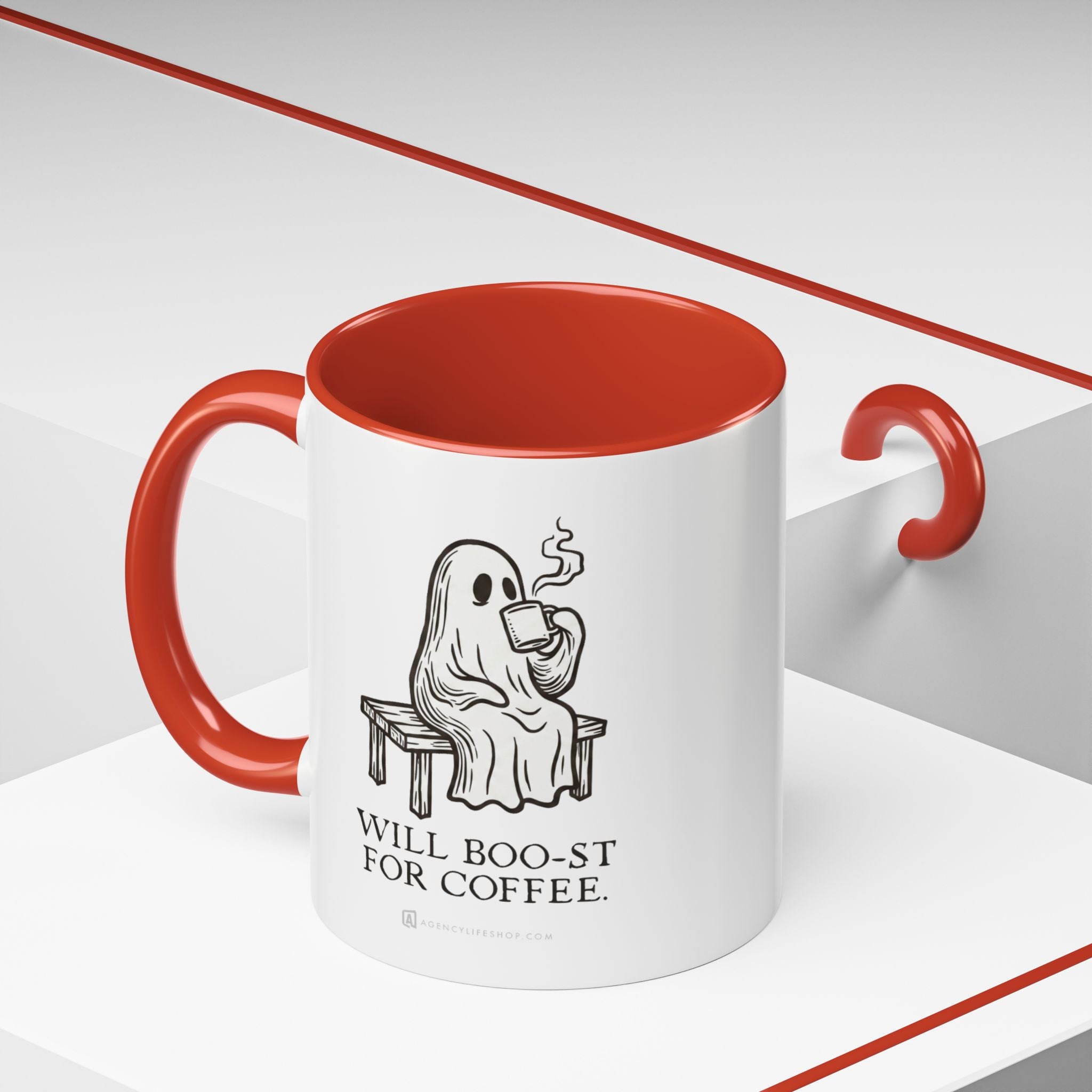 Will Boo-st for Coffee | Accent Mug (11/15oz)