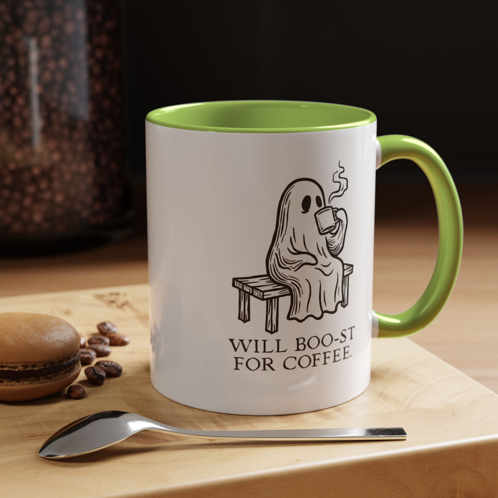 Will Boo-st for Coffee | Accent Mug (11/15oz)