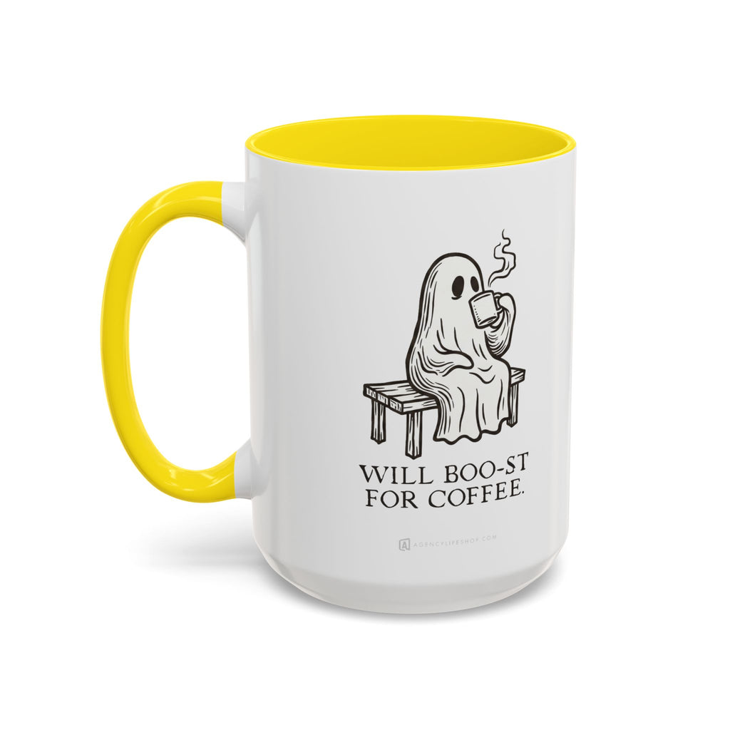 Will Boo-st for Coffee | Accent Mug (11/15oz)