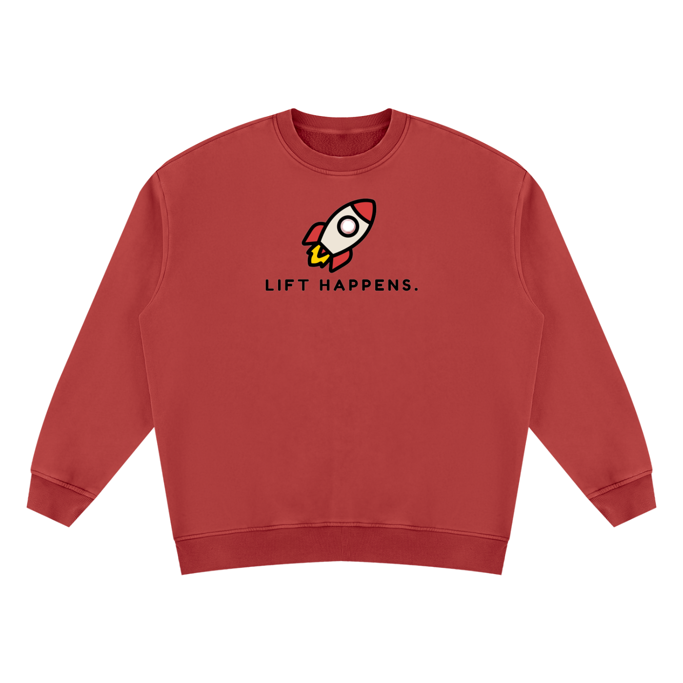 Lift Happens | Unisex Vintage Wash Fleece Sweatshirt