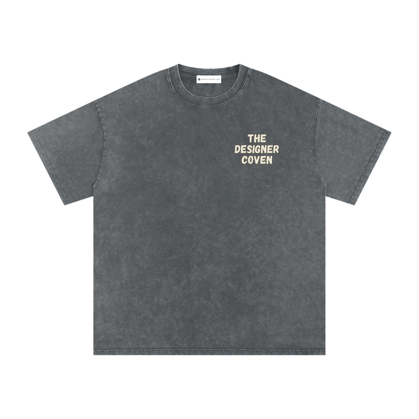 The Designer Coven | Snow Washed Oversized Cotton T-Shirt