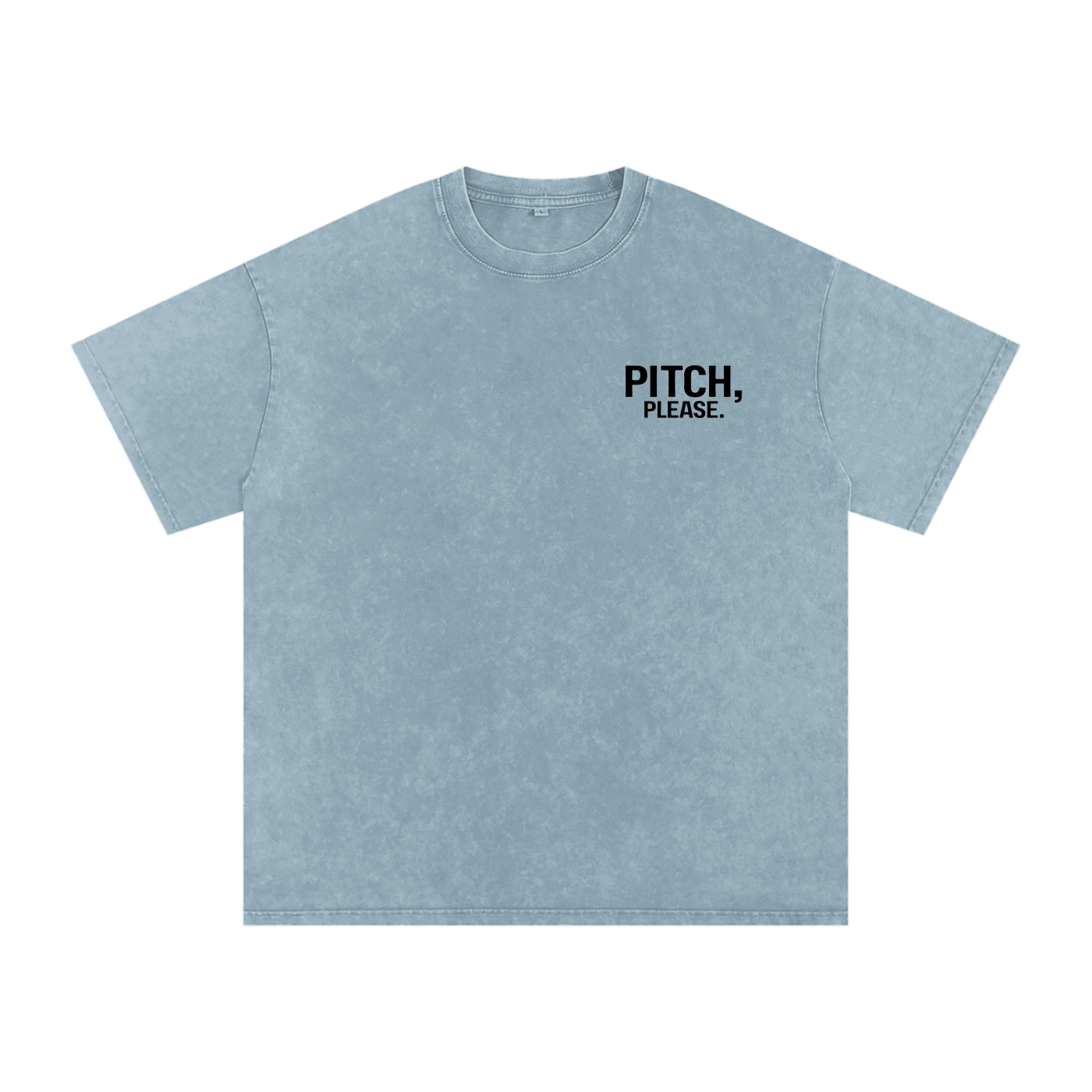 Pitch, Please | Snow Washed Oversized Cotton T-Shirt