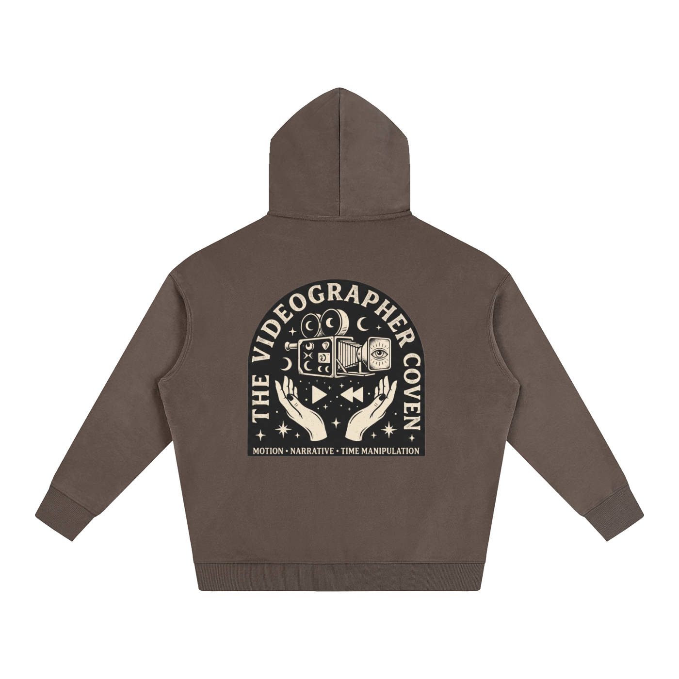 The Videographer Coven | Oversized Fleeced Hoodie