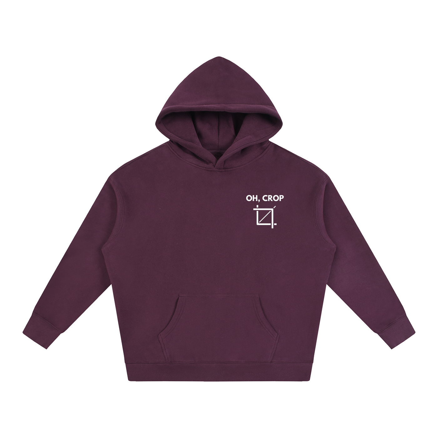 Oh, Crop | Oversize Fleeced Hoodie