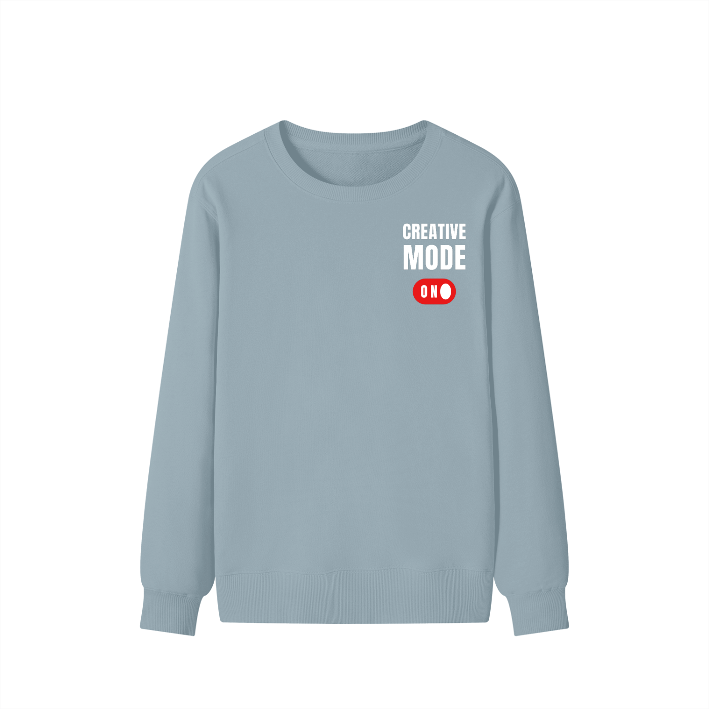 Creative Mode: On | Classic Unisex Cotton Sweatshirt