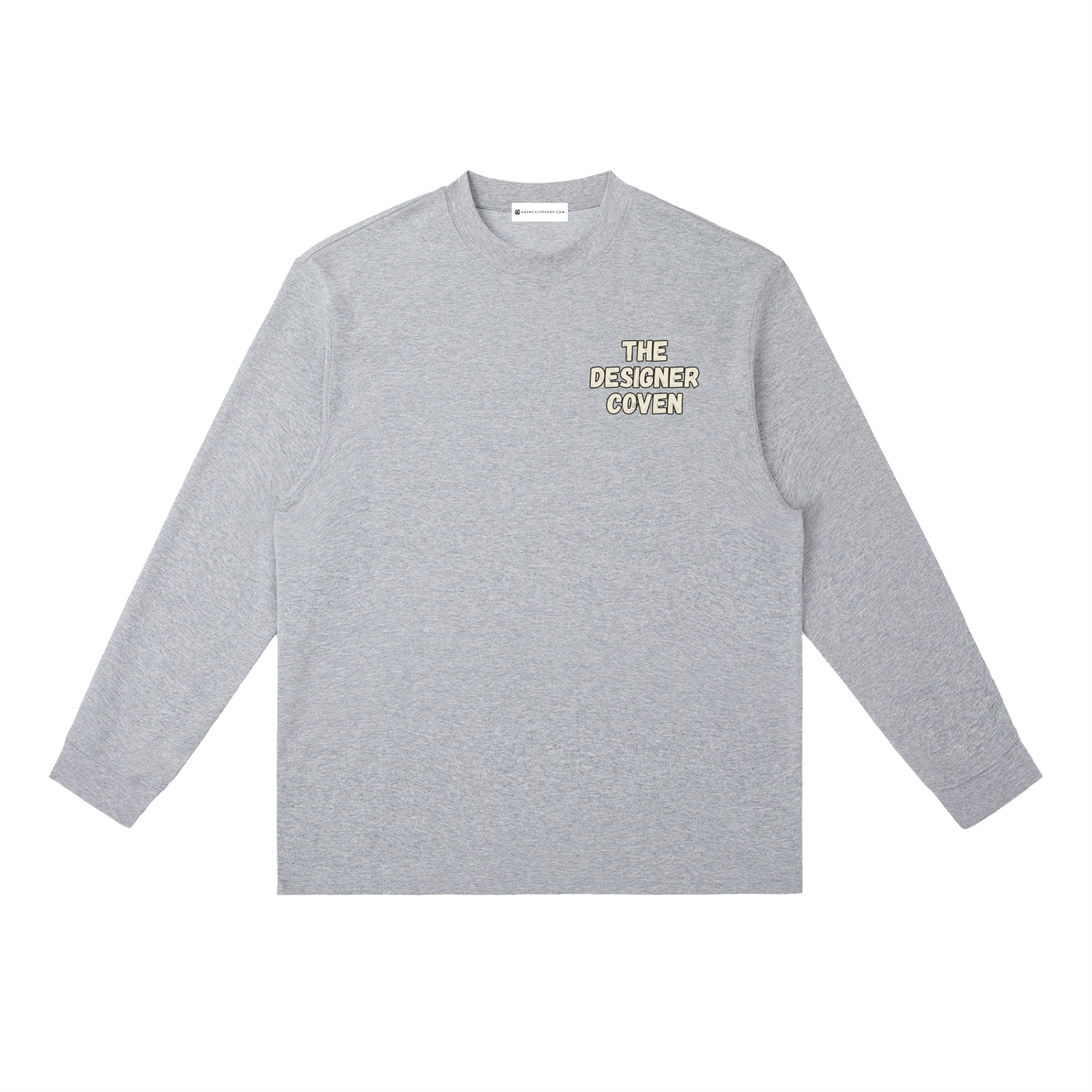 The Designer Coven | Essential Crewneck Long-Sleeve T-Shirt