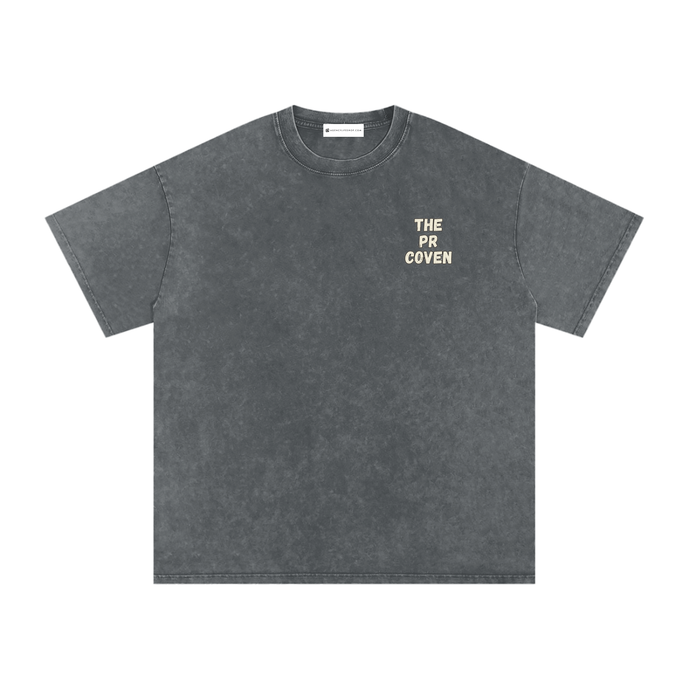The PR Coven | Snow Washed Oversized Cotton T-Shirt
