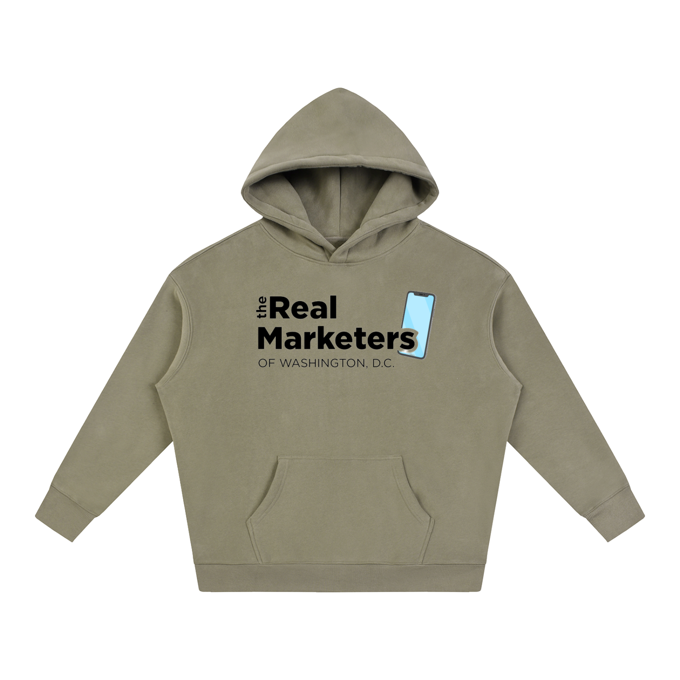The Real Marketers of Washington, D.C. | Oversize Fleeced Hoodie