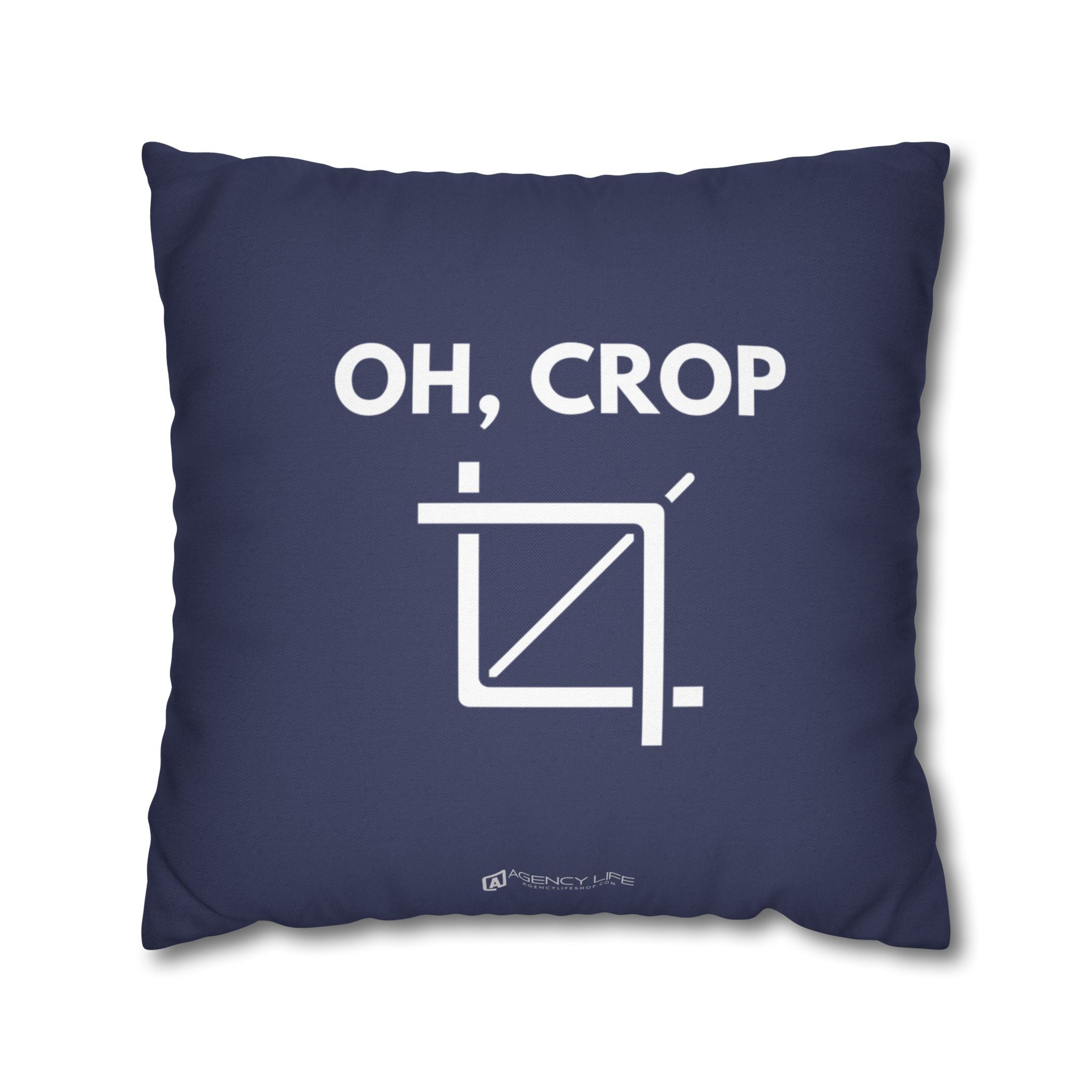 Oh, Crop | Polyester Square Pillowcase