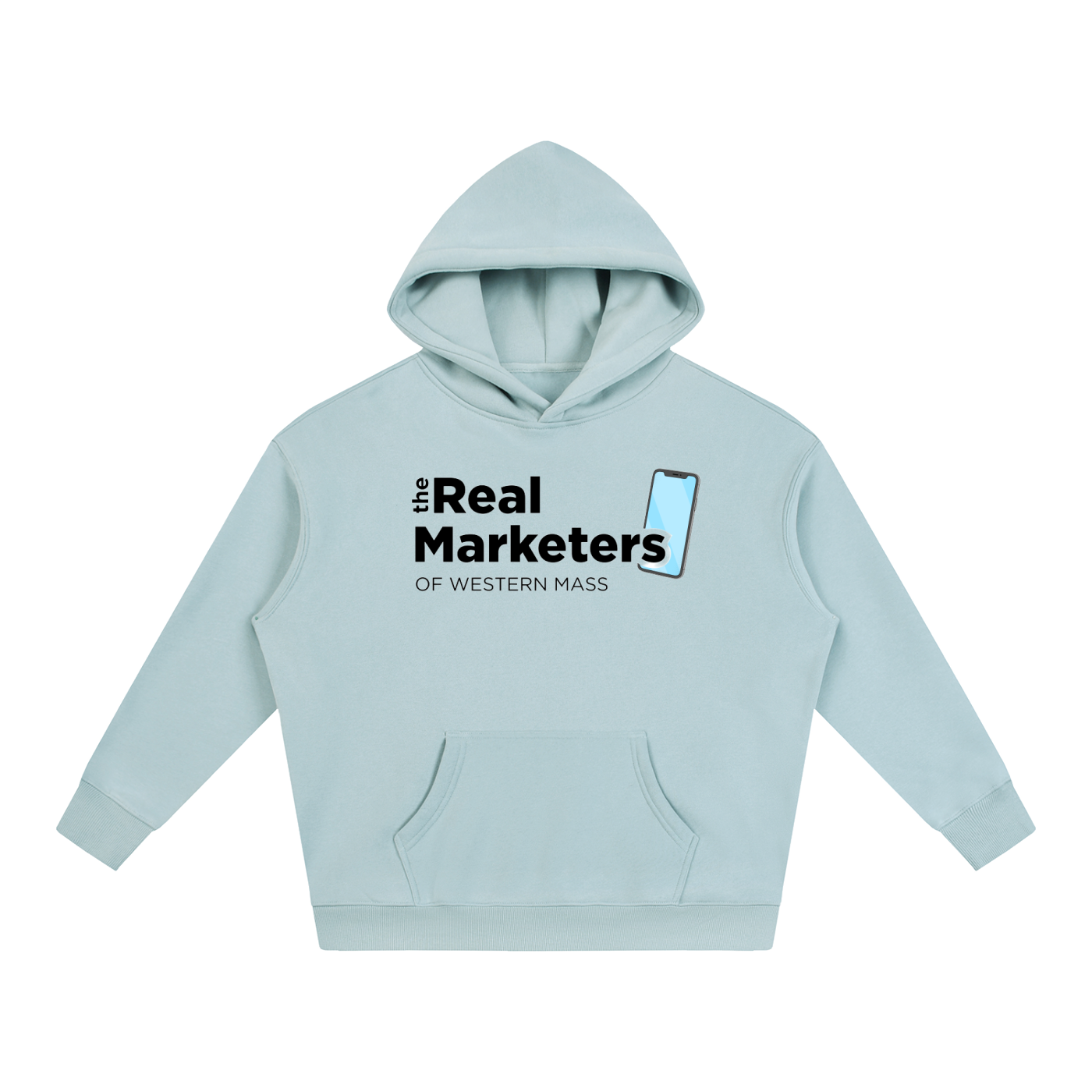The Real Marketers of Western Mass | Oversize Fleeced Hoodie