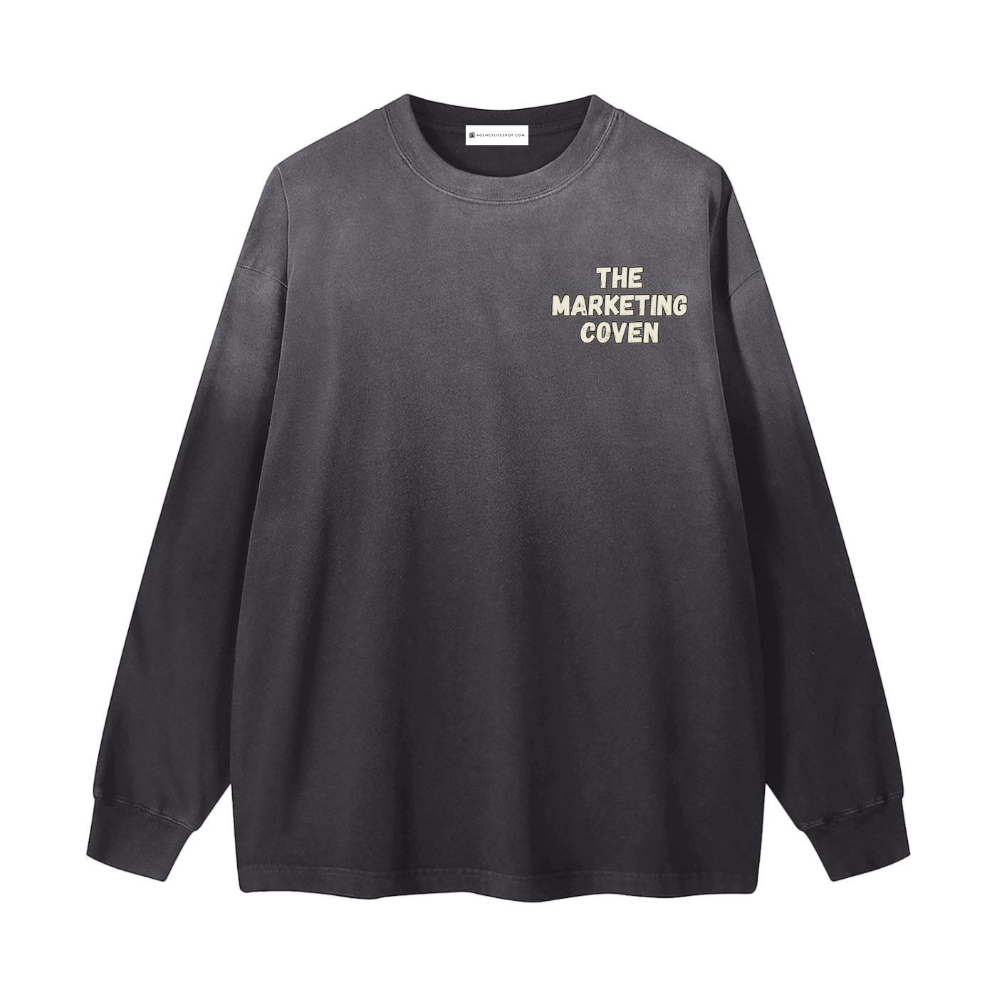 The Marketing Coven | Gradient Washed Long Sleeve T-Shirt